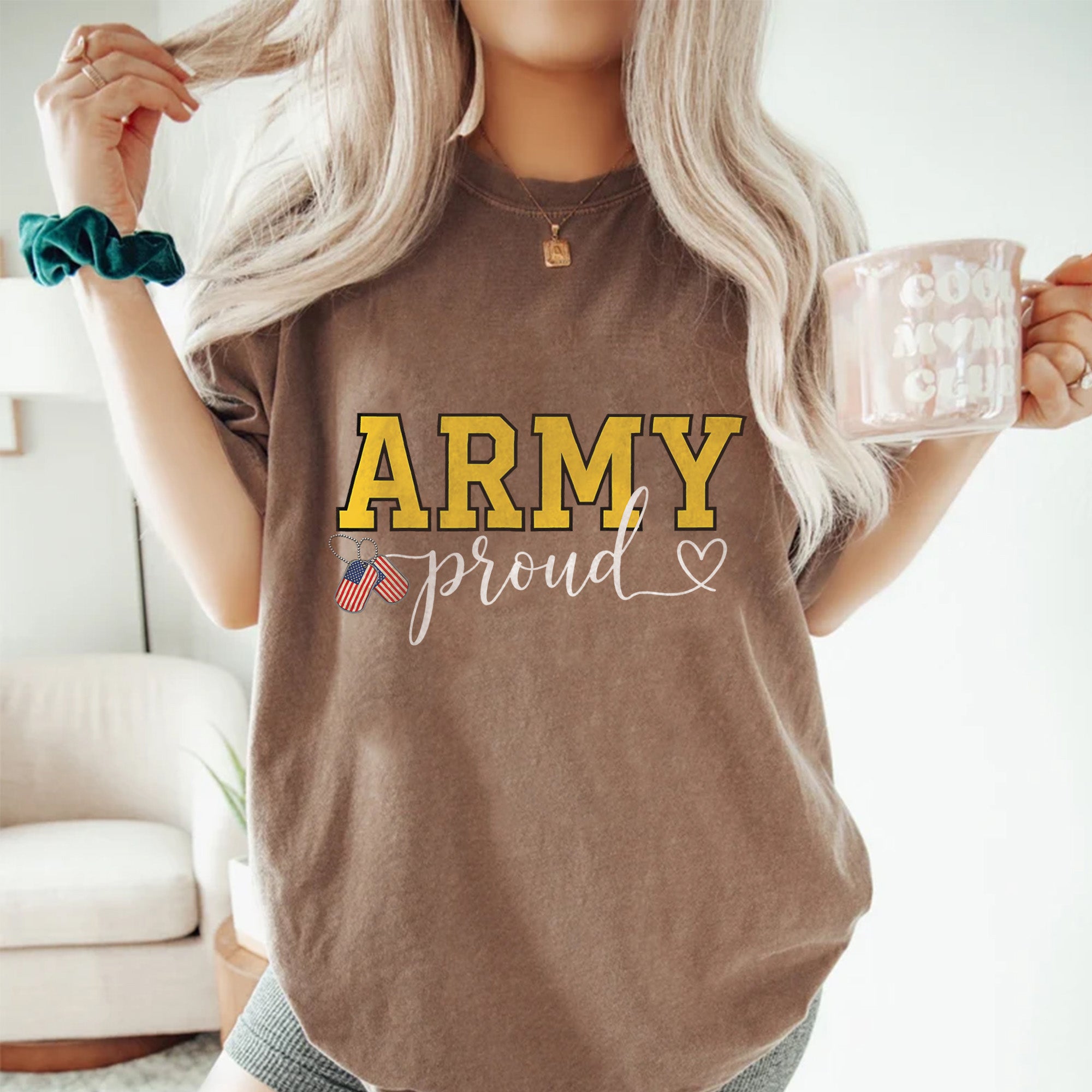 Army Proud Military Honor Comfort Colors T-Shirt