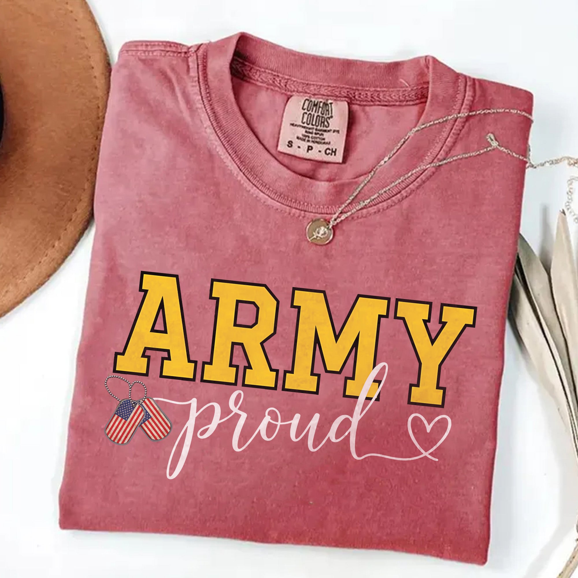 Army Proud Military Honor Comfort Colors T-Shirt