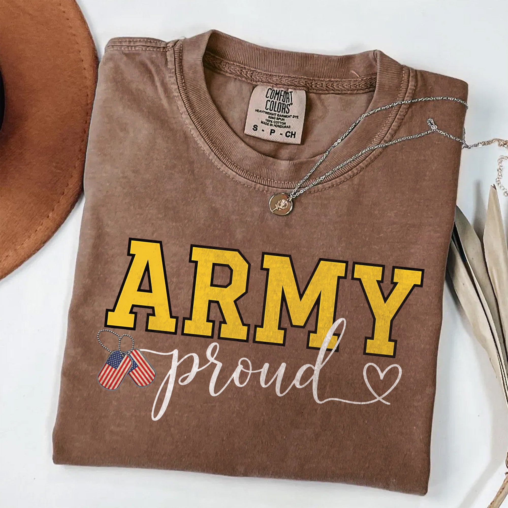 Army Proud Military Honor Comfort Colors T-Shirt