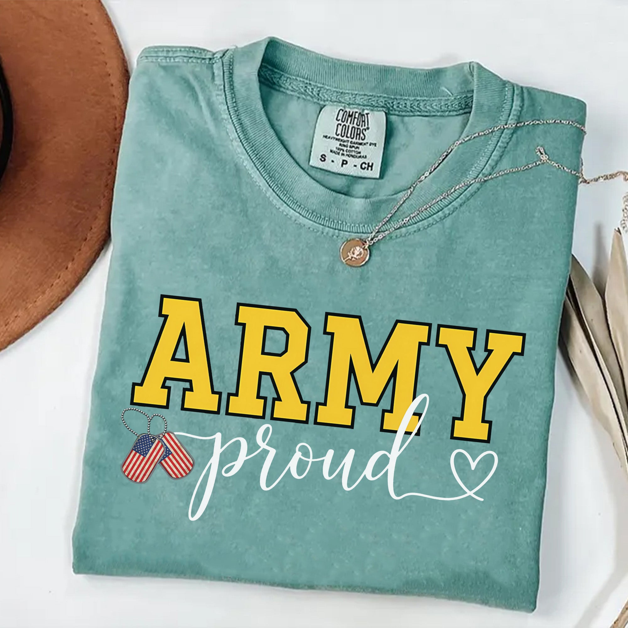 Army Proud Military Honor Comfort Colors T-Shirt