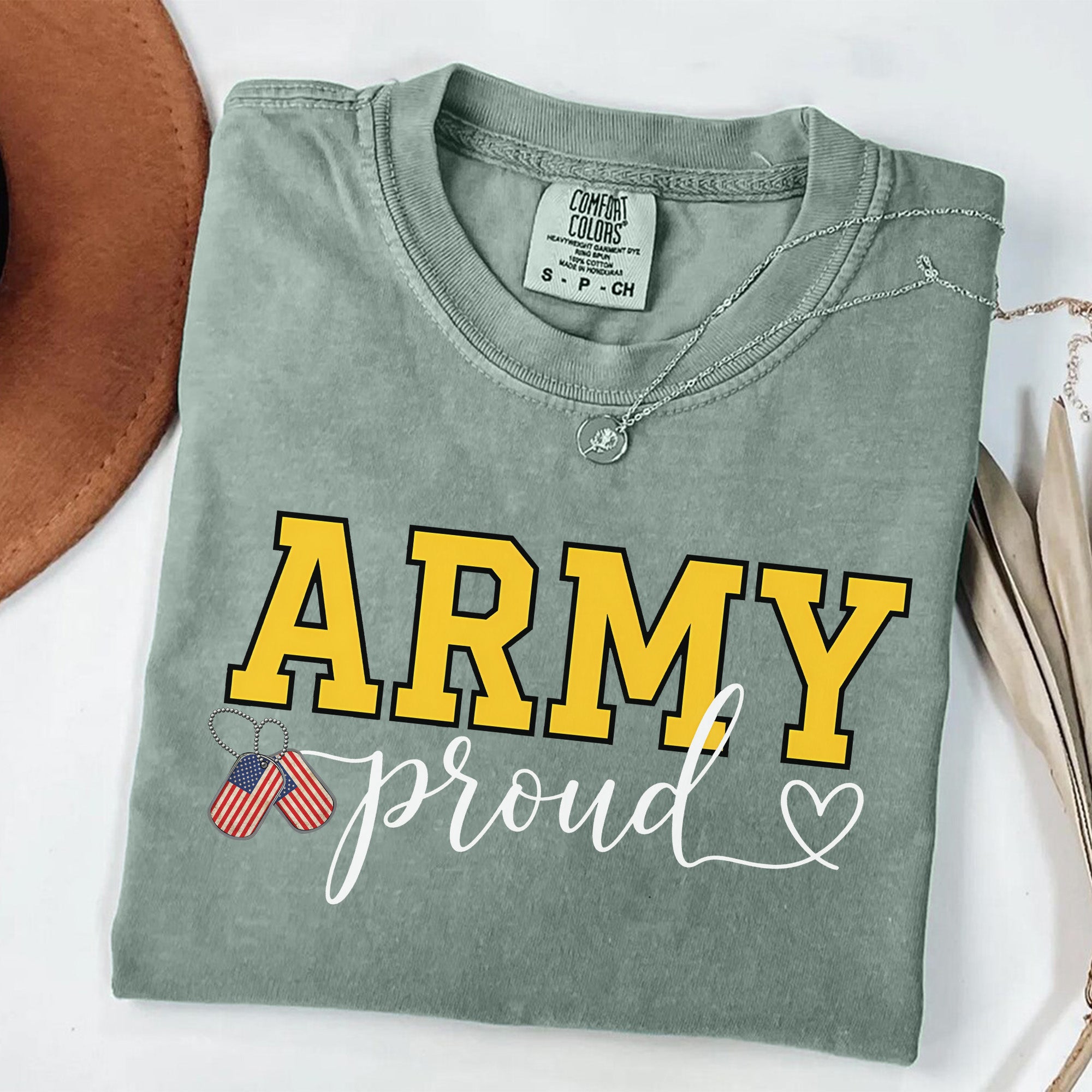 Army Proud Military Honor Comfort Colors T-Shirt