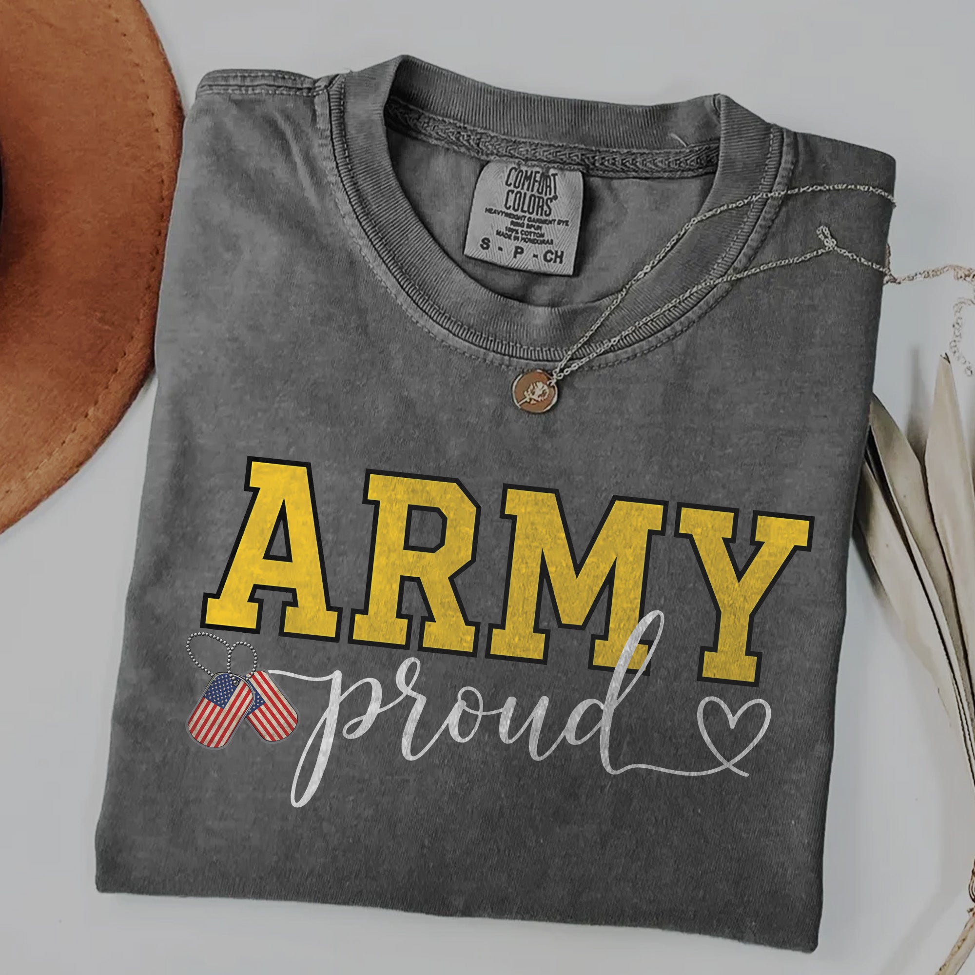 Army Proud Military Honor Comfort Colors T-Shirt