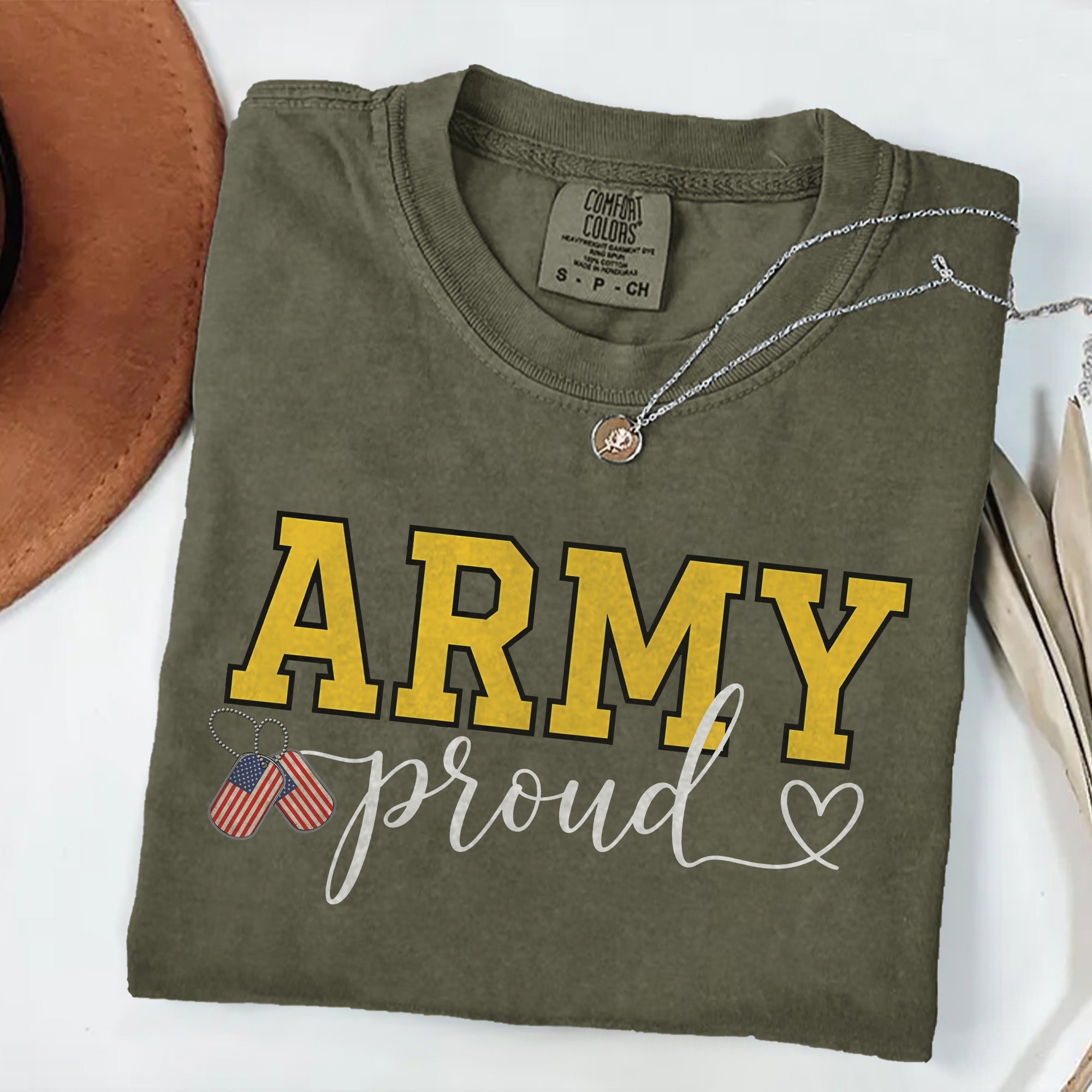 Army Proud Military Honor Comfort Colors T-Shirt
