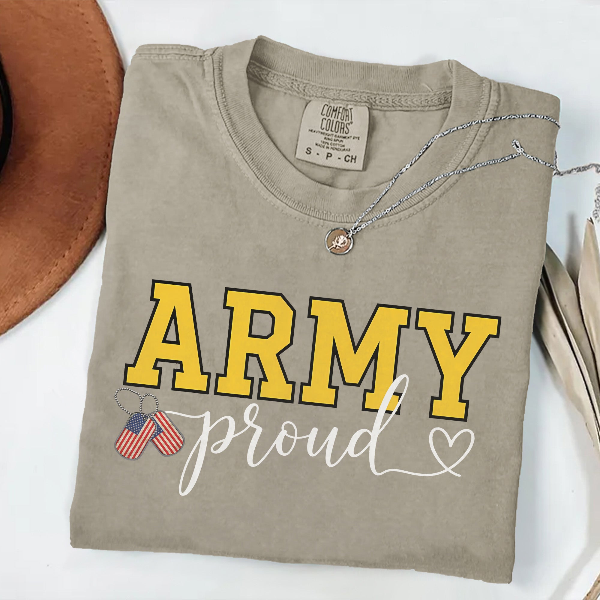 Army Proud Military Honor Comfort Colors T-Shirt