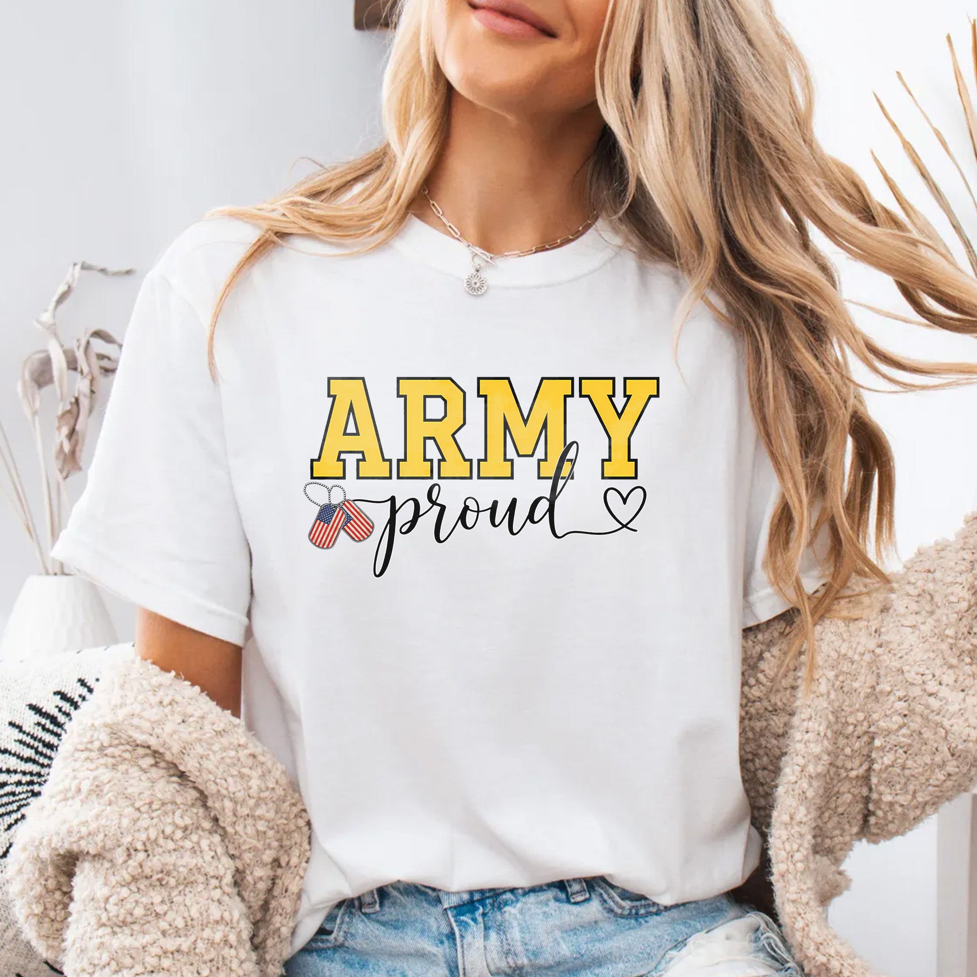 Army Proud Military Honor Comfort Colors T-Shirt