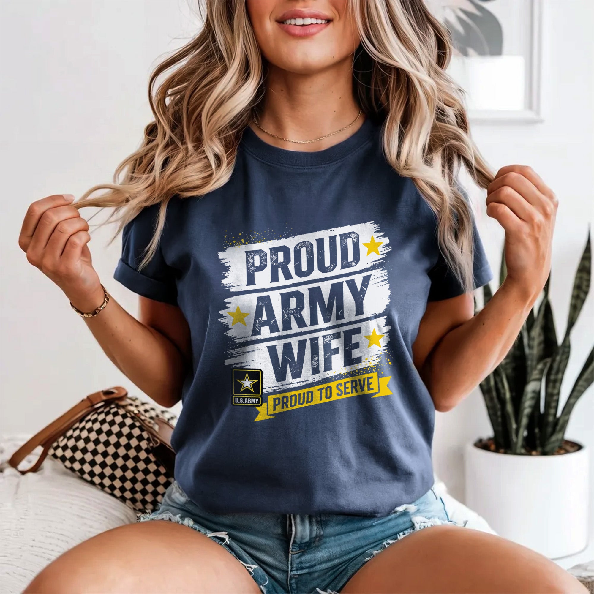 Proud Army Wife Comfort Colors T-Shirt