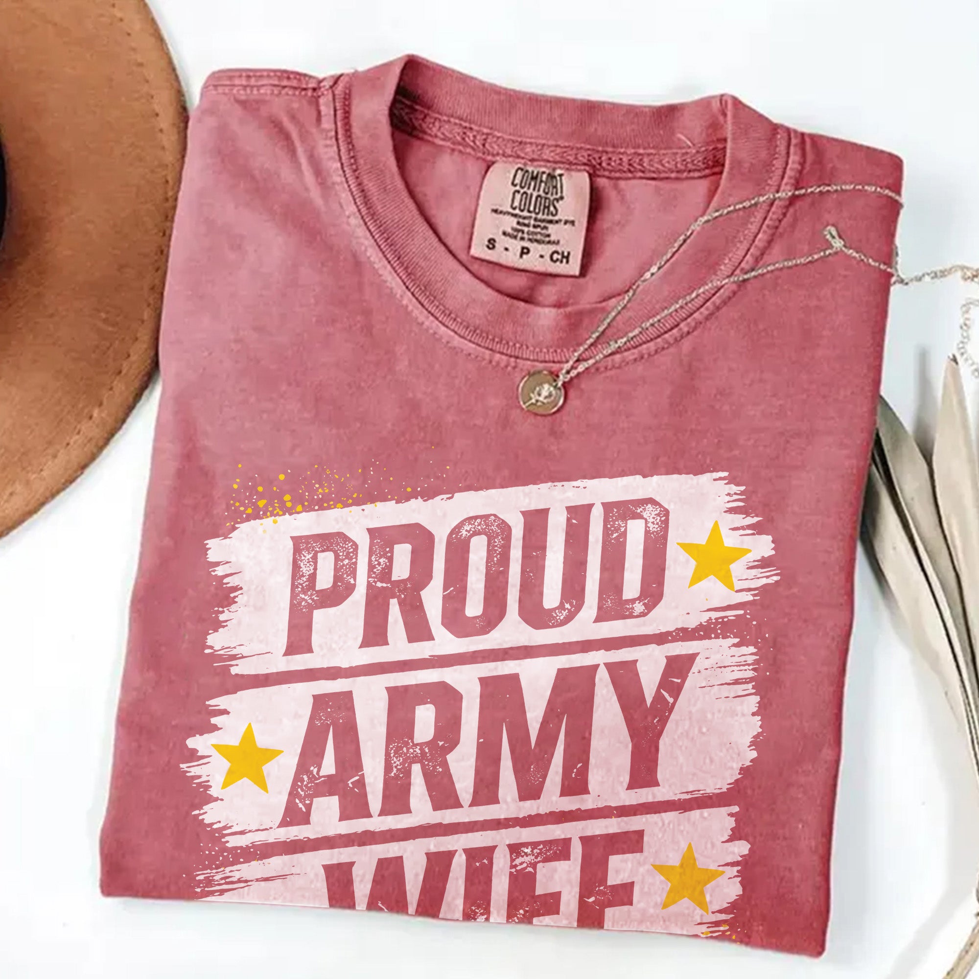 Proud Army Wife Comfort Colors T-Shirt