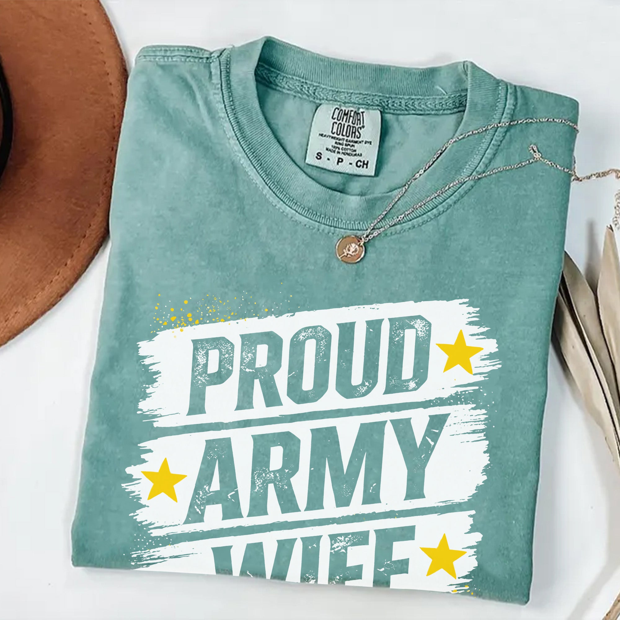 Proud Army Wife Comfort Colors T-Shirt
