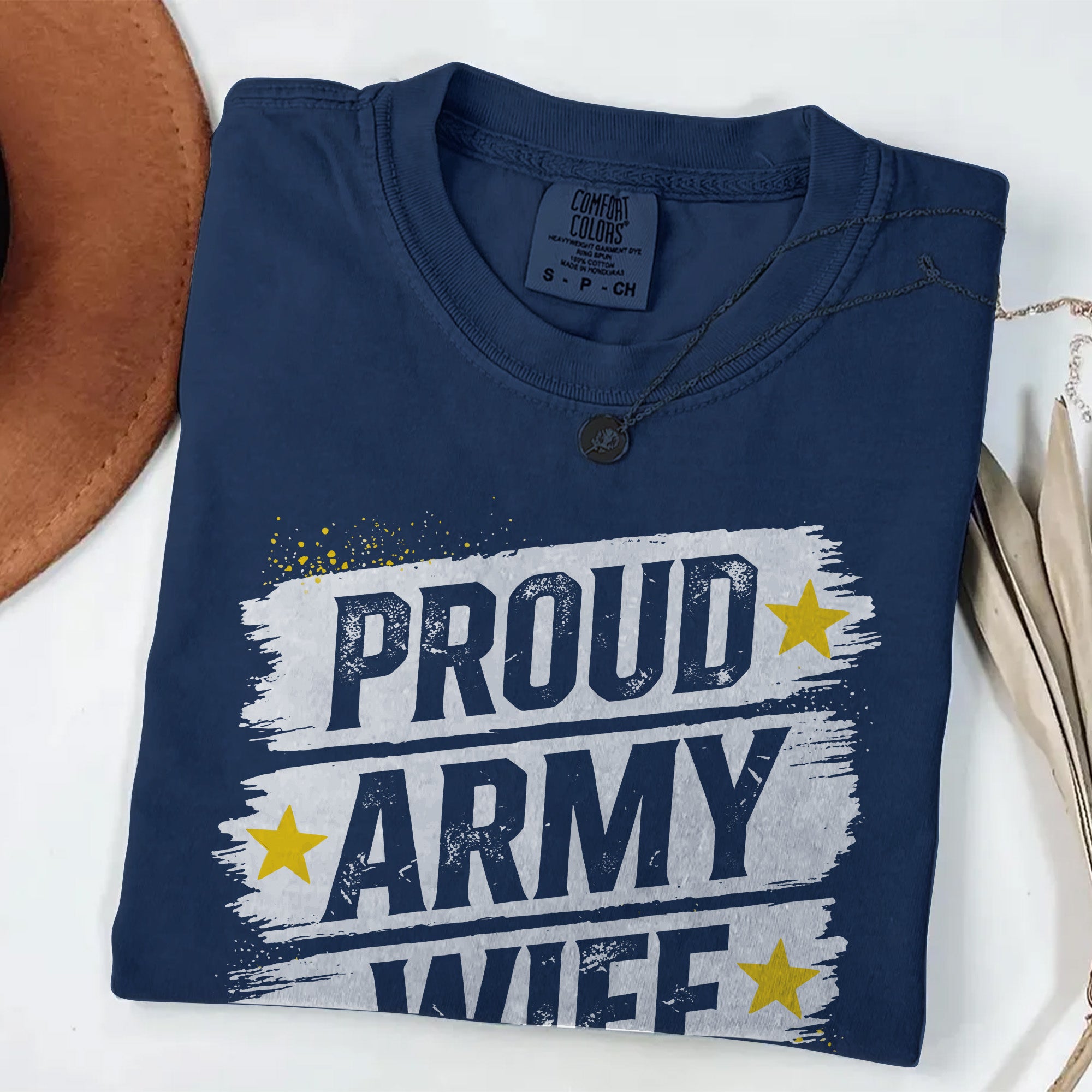 Proud Army Wife Comfort Colors T-Shirt