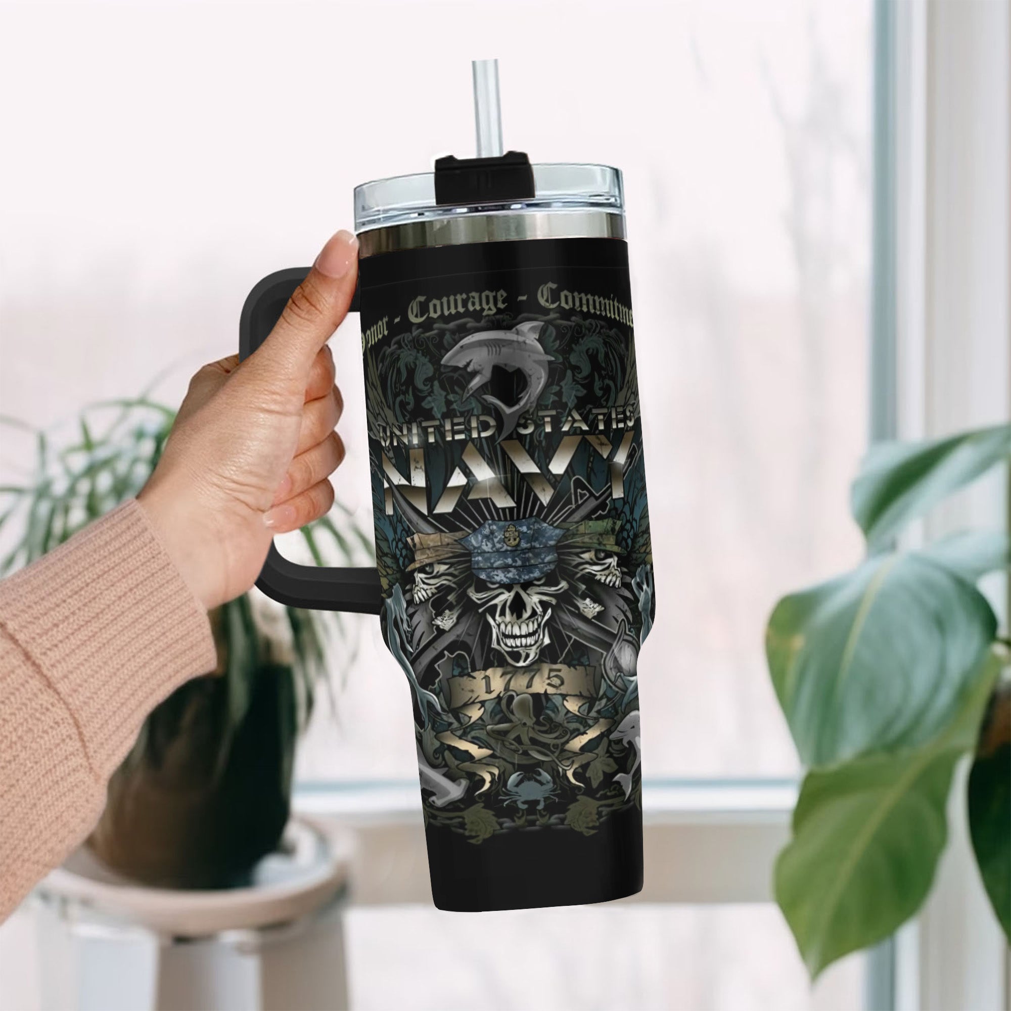 U.S. Navy All-over Print Tumbler 40oz