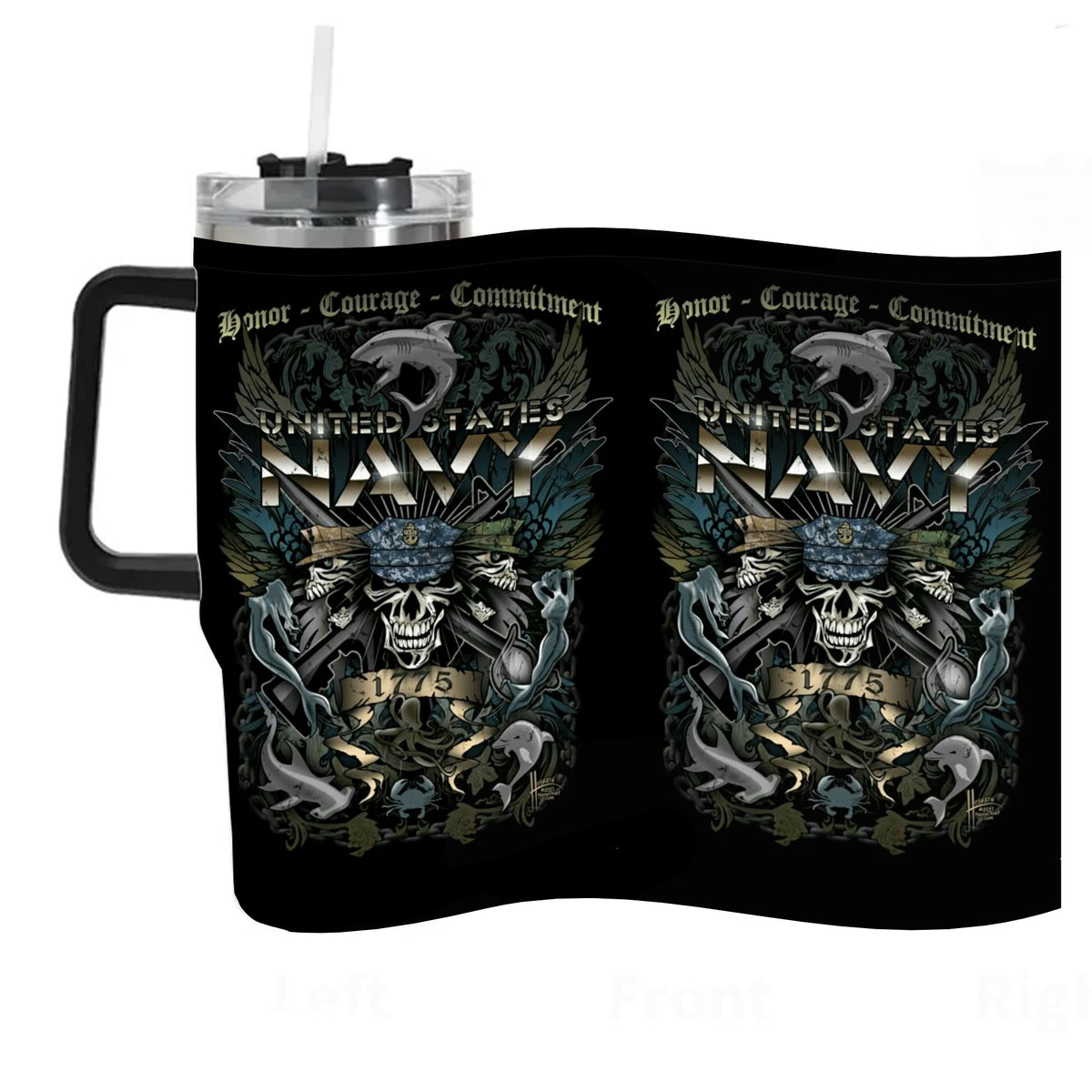 U.S. Navy All-over Print Tumbler 40oz