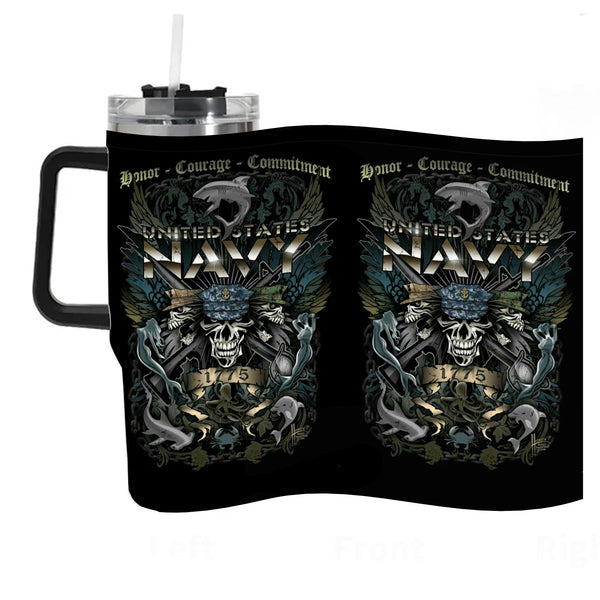 U.S. Navy All-over Print Tumbler 40oz