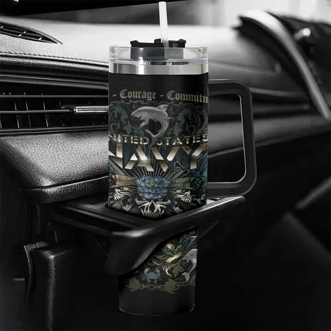 U.S. Navy All-over Print Tumbler 40oz