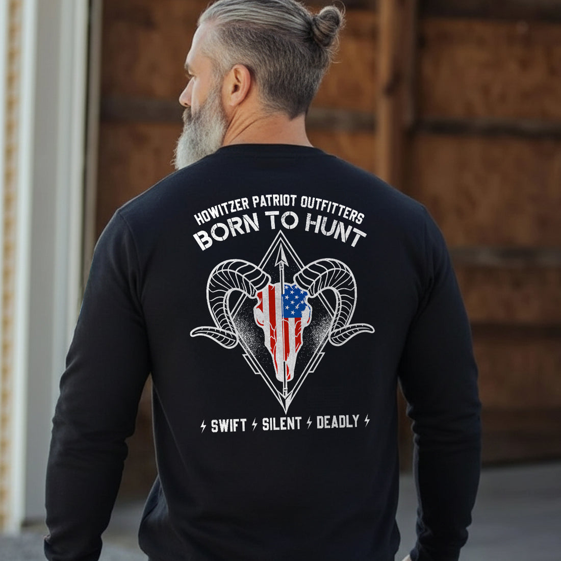 Howitzer Patriot Outfitters Born to Sweatshirt