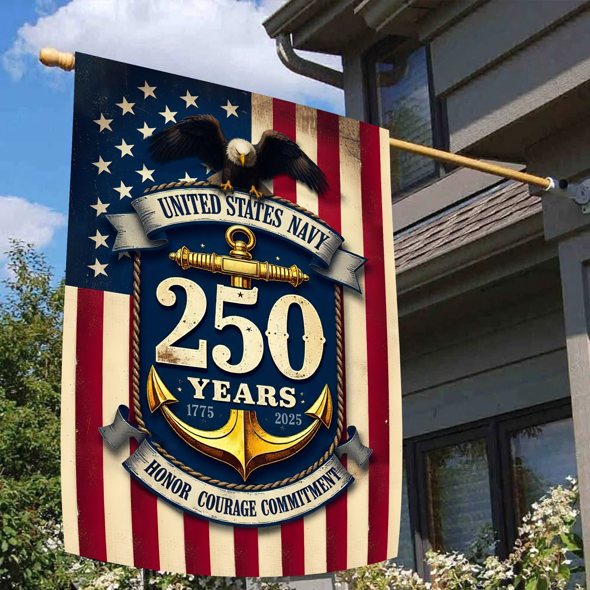U.S. Navy 250 Years Veteran Honor Flag