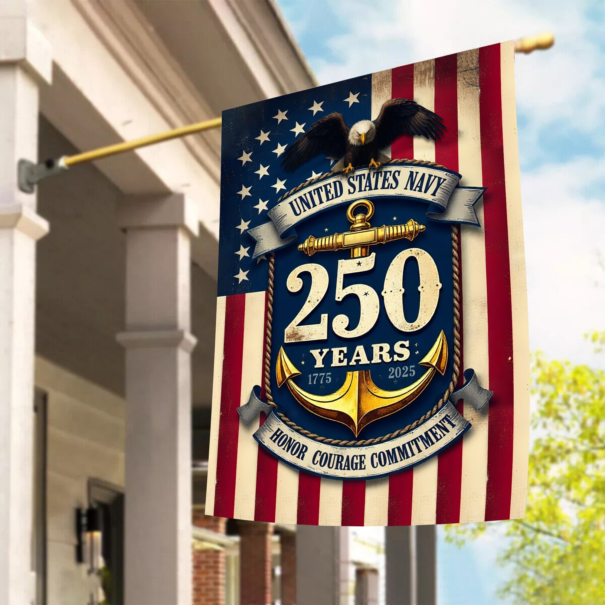 U.S. Navy 250 Years Veteran Honor Flag