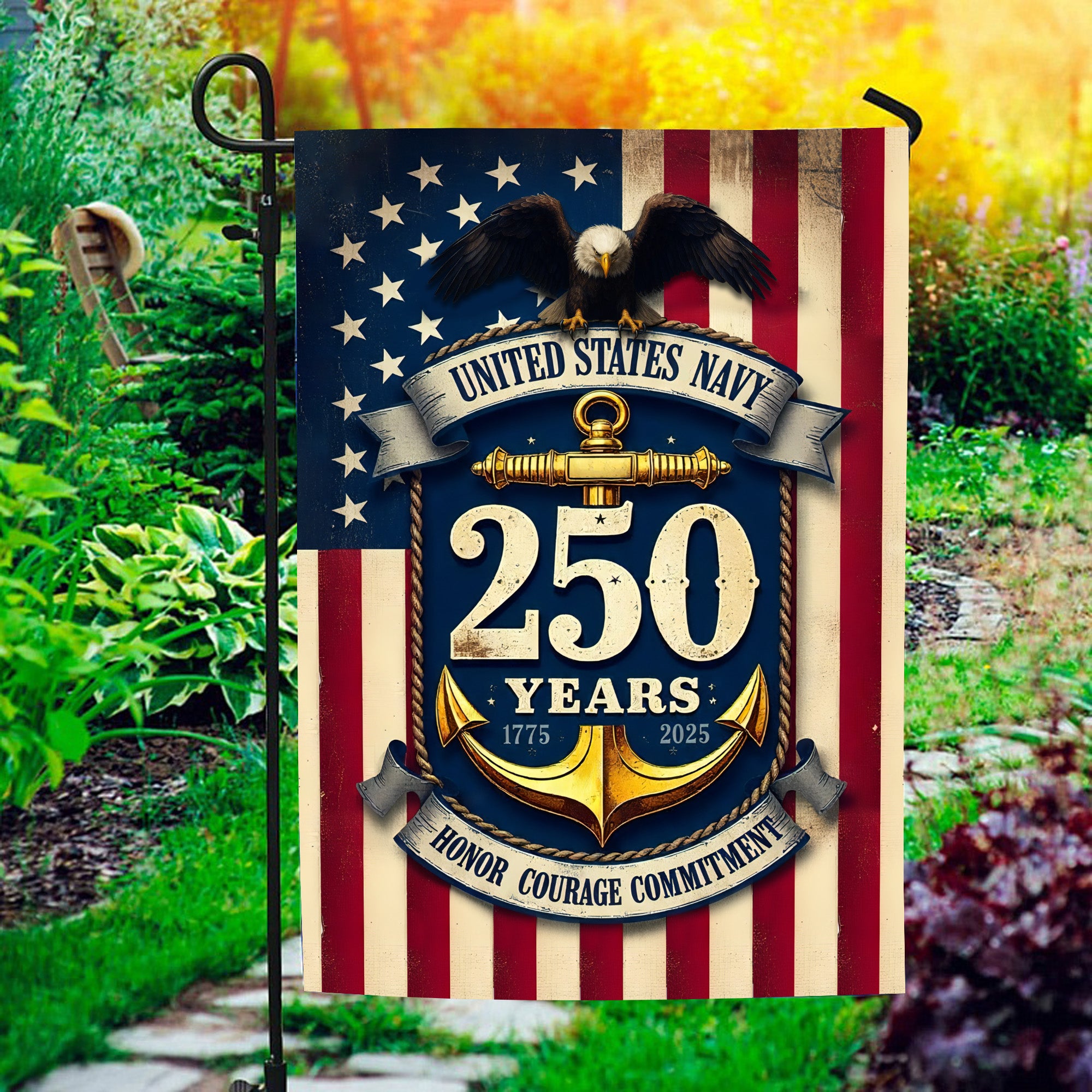 U.S. Navy 250 Years Veteran Honor Flag