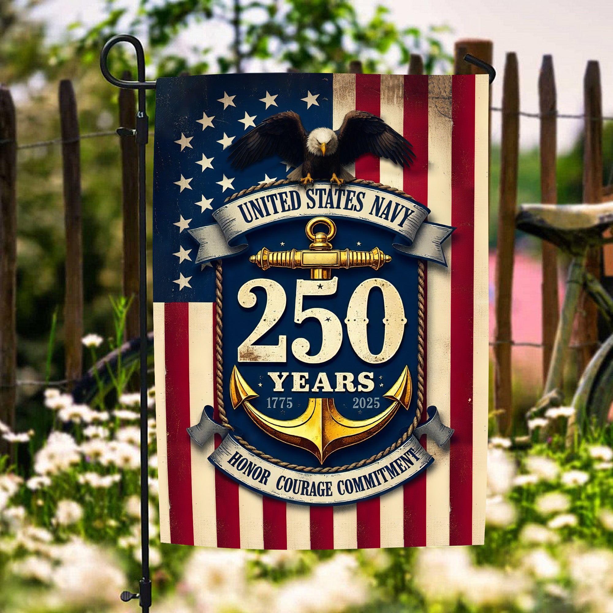 U.S. Navy 250 Years Veteran Honor Flag
