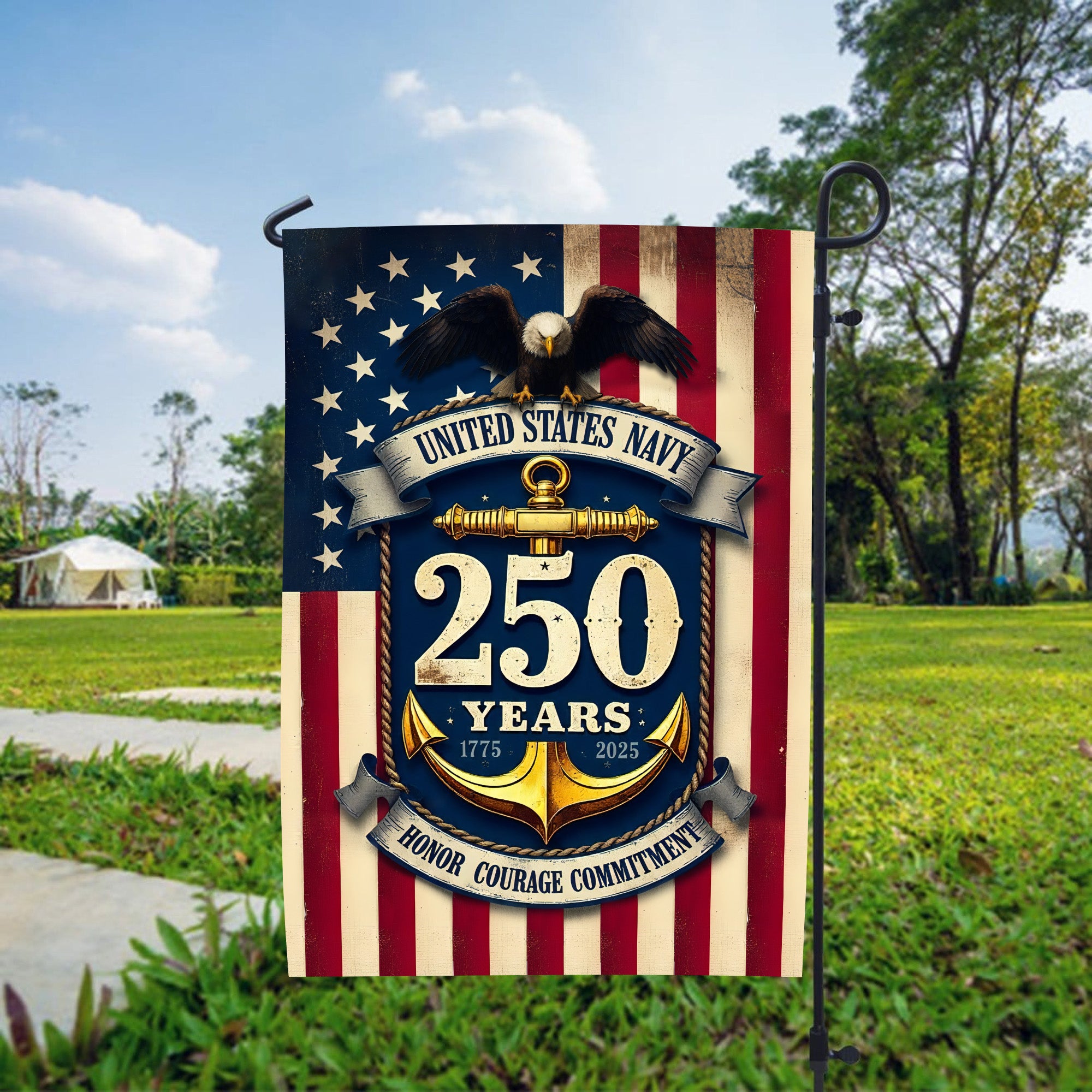 U.S. Navy 250 Years Veteran Honor Flag
