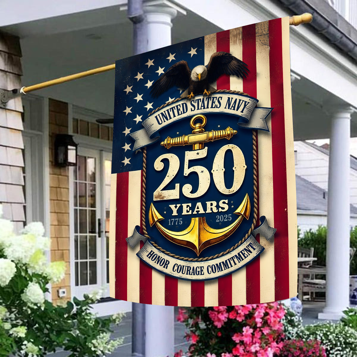 U.S. Navy 250 Years Veteran Honor Flag