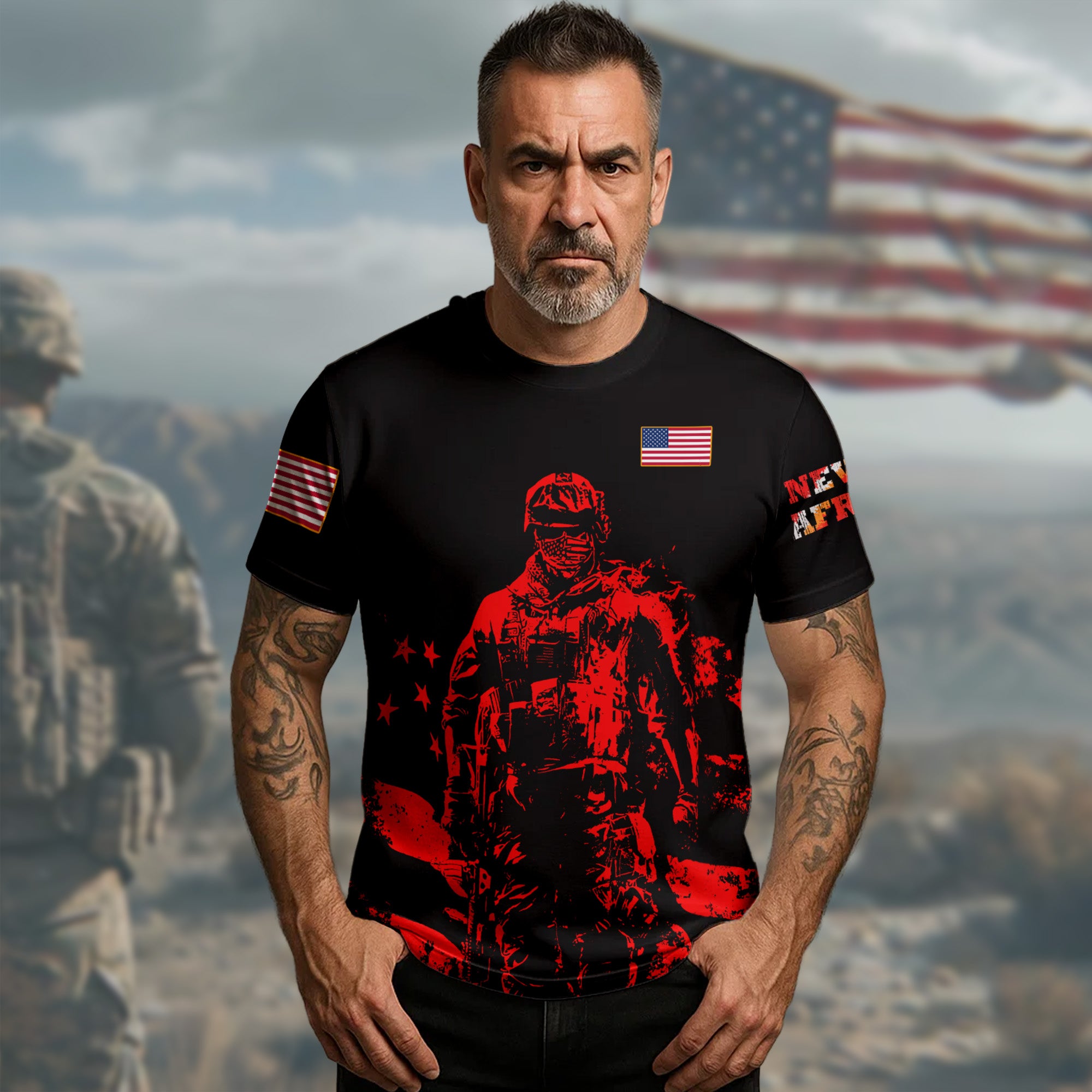 Never Afraid to Die for My All-over Print T-Shirt