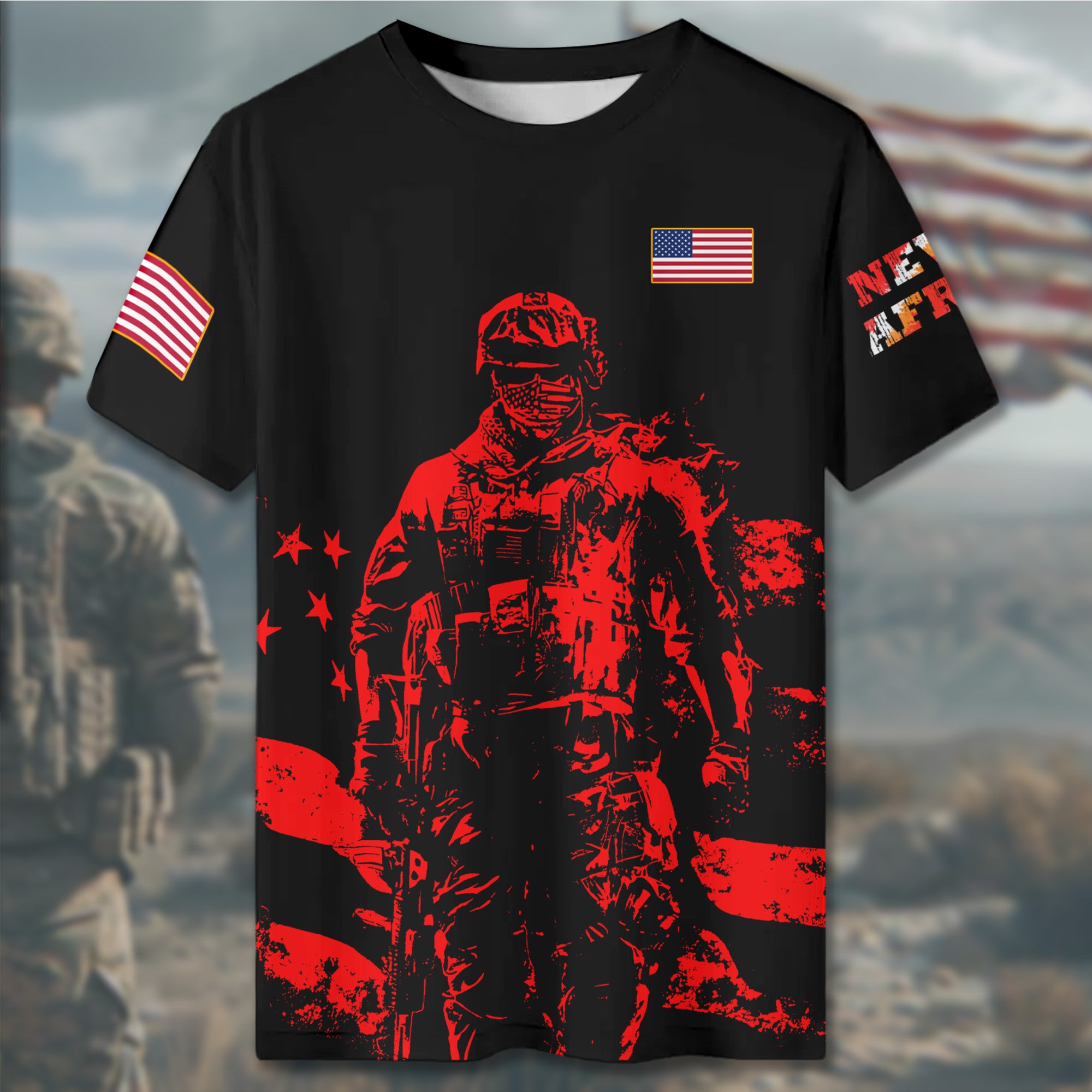 Never Afraid to Die for My All-over Print T-Shirt