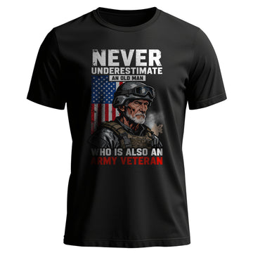 Never Underestimate an Old Man Who Is Also T-Shirt