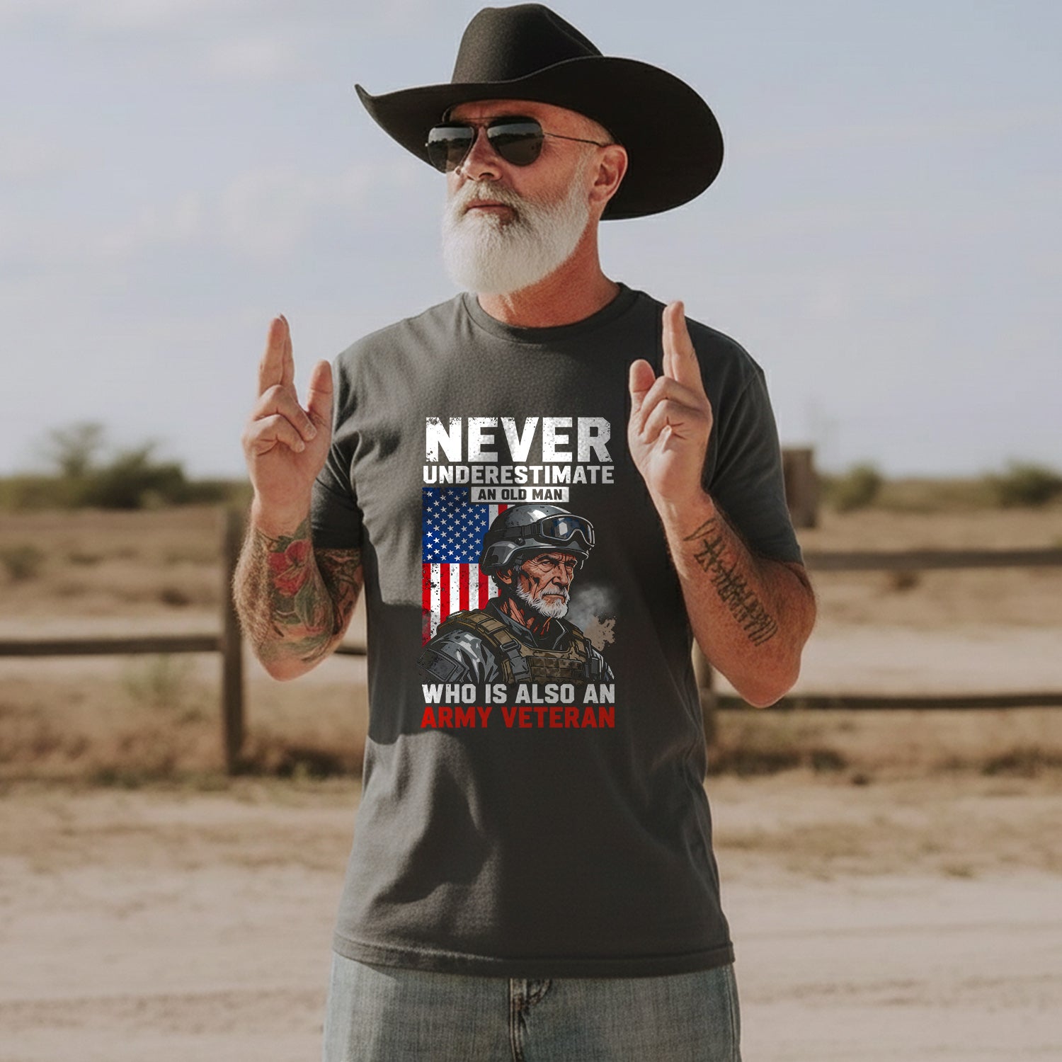 Never Underestimate an Old Man Who Is Also T-Shirt