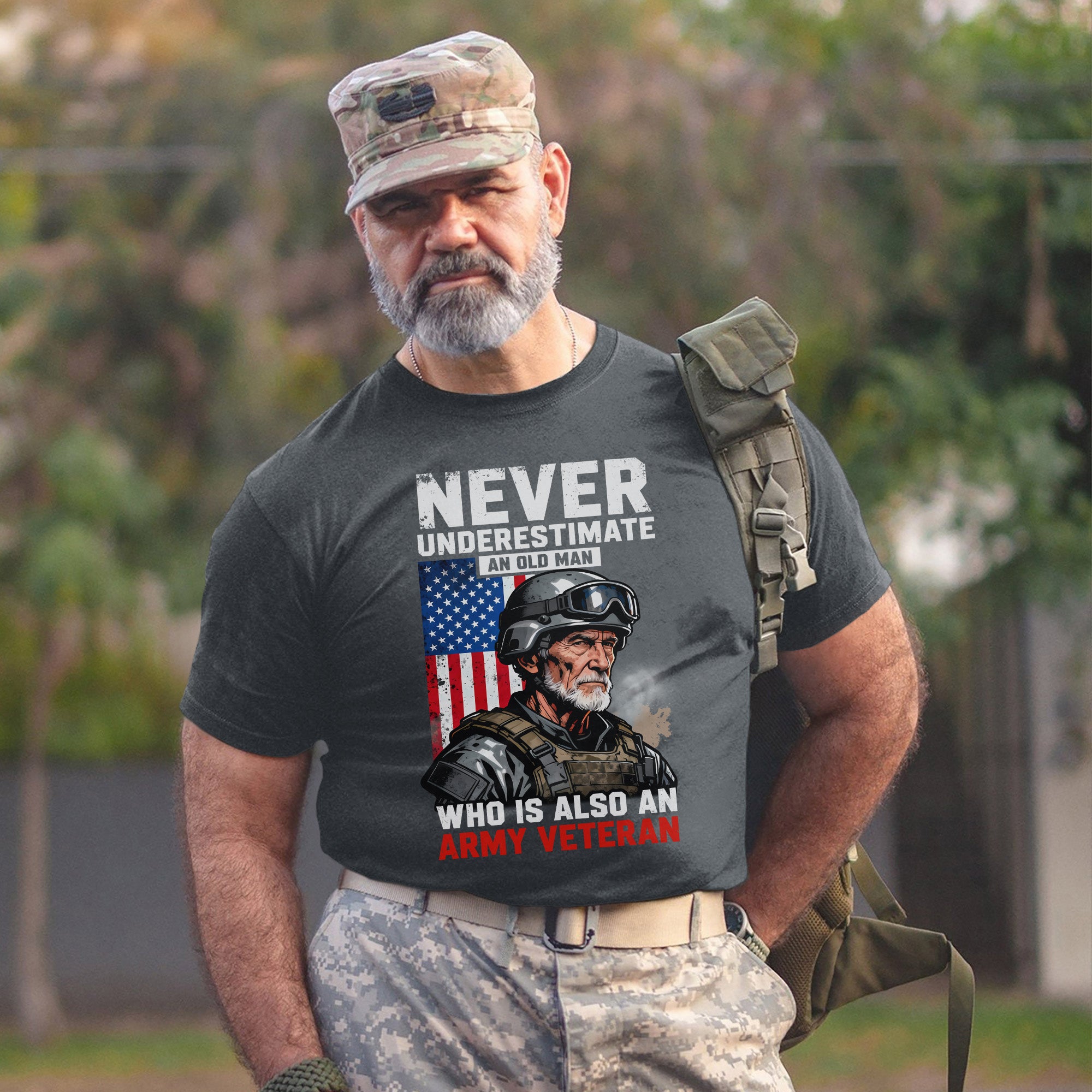 Never Underestimate an Old Man Who Is Also T-Shirt