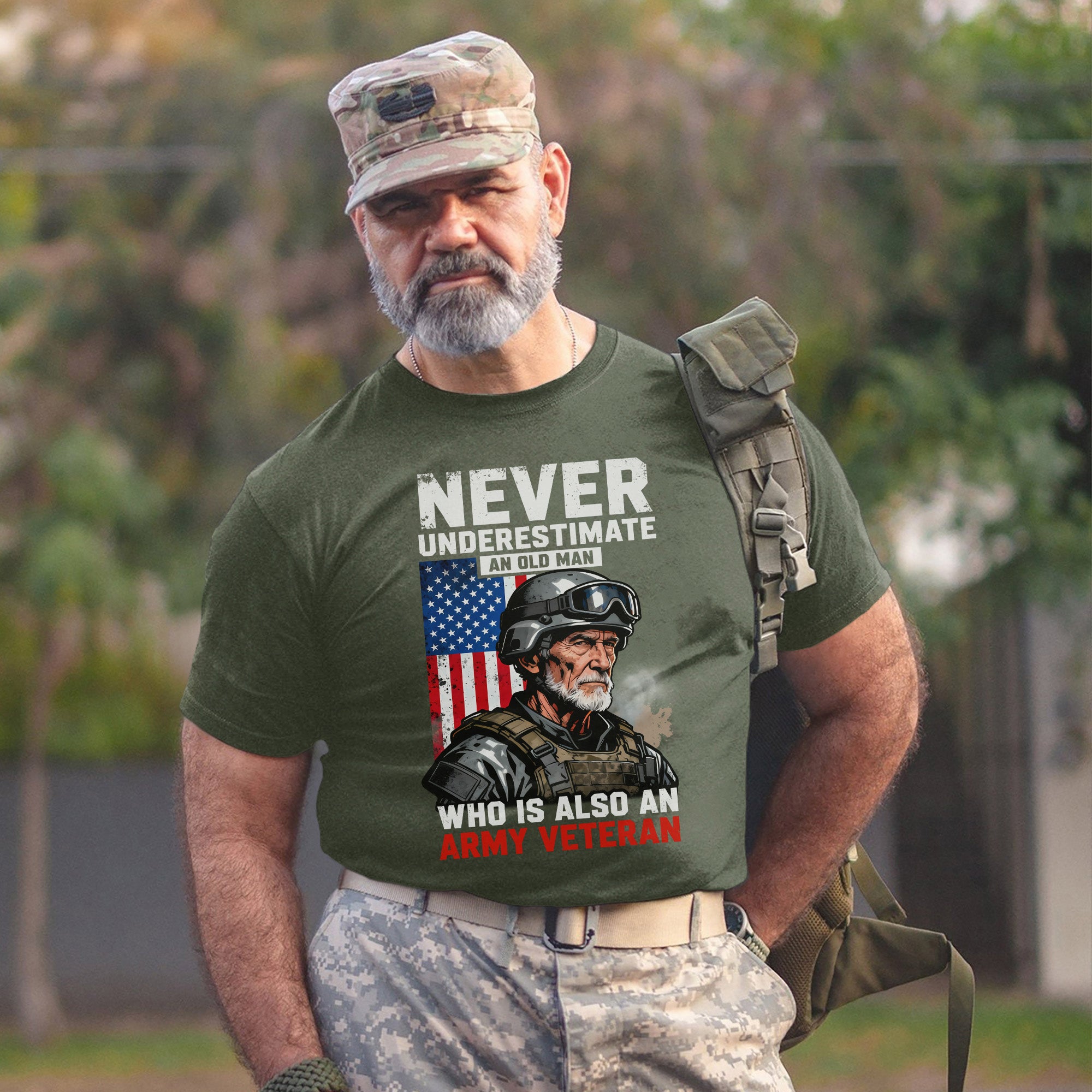 Never Underestimate an Old Man Who Is Also T-Shirt