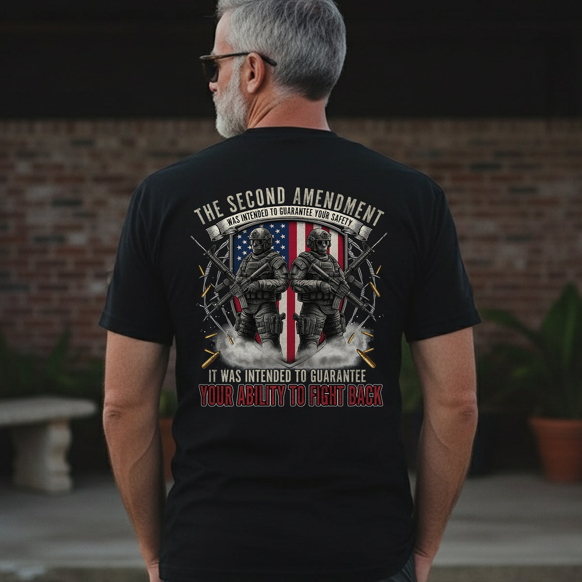 The Second Amendment Guarantees Safety and the Right to Fight Back T-Shirt