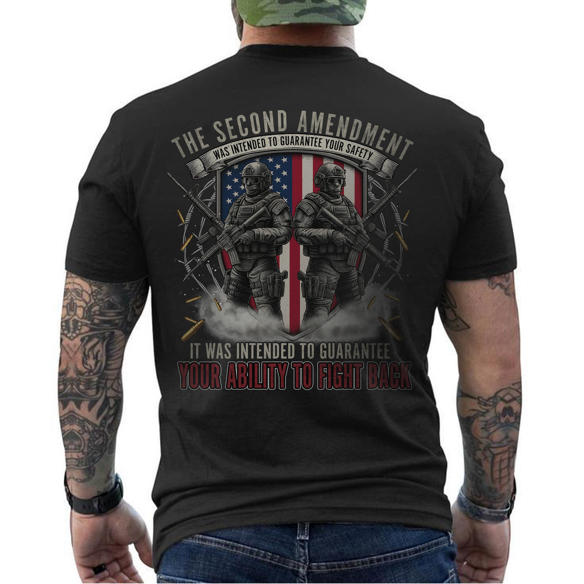 The Second Amendment Guarantees Safety and the Right to Fight Back T-Shirt