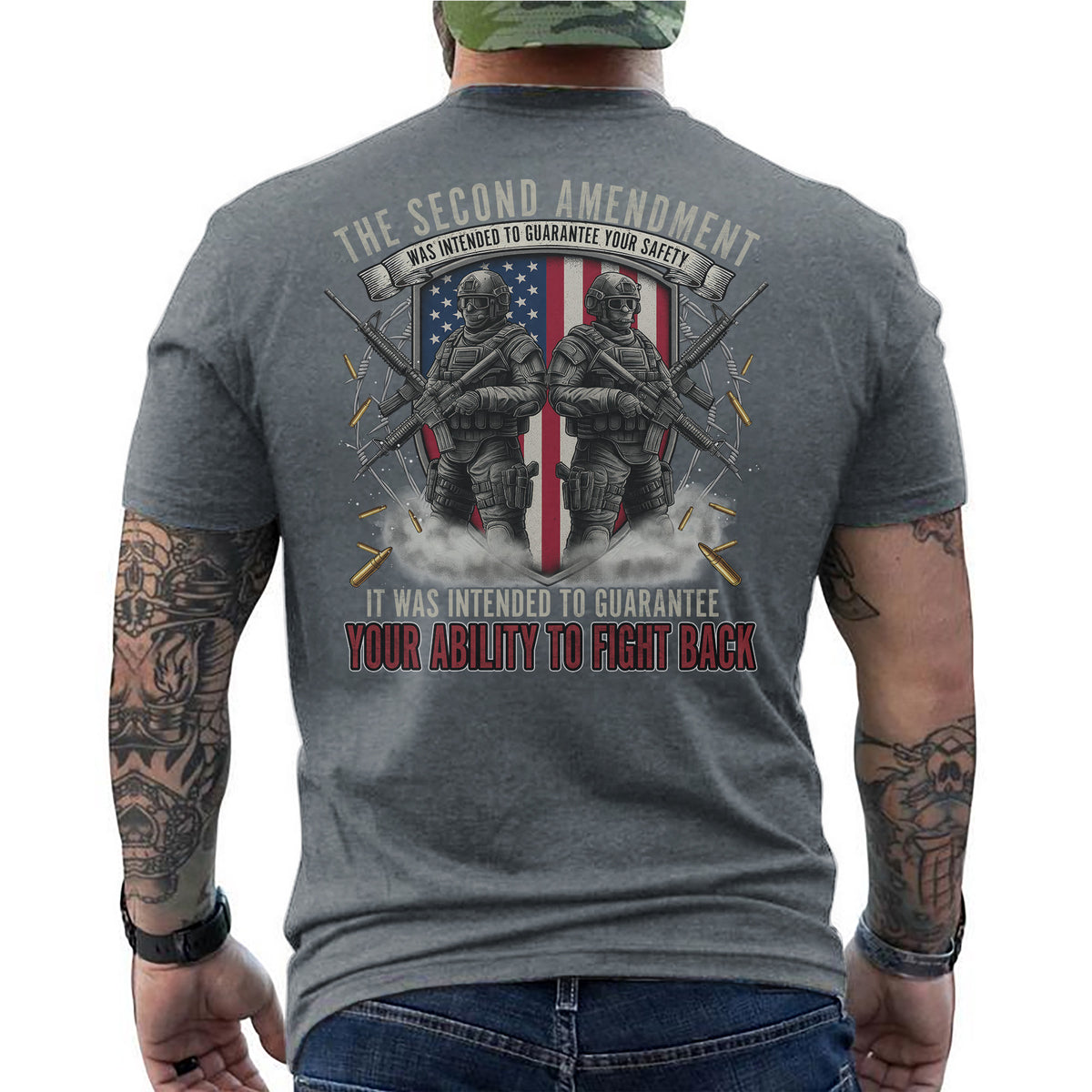 The Second Amendment Guarantees Safety and the Right to Fight Back T-Shirt