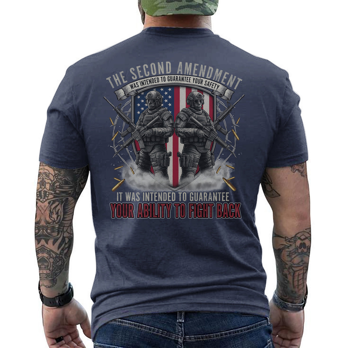 The Second Amendment Guarantees Safety and the Right to Fight Back T-Shirt