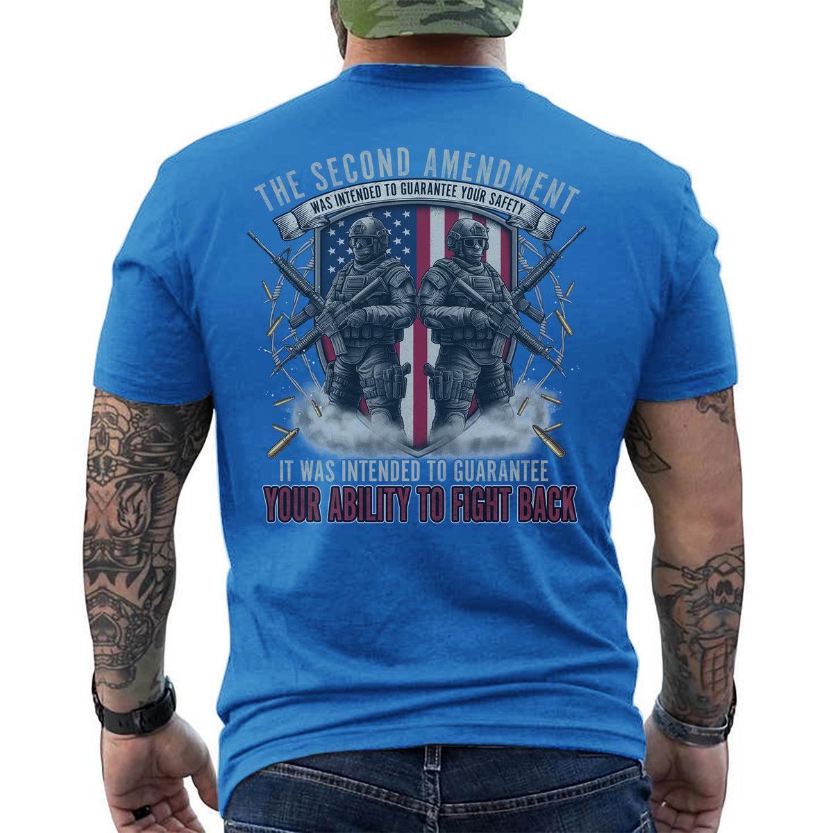 The Second Amendment Guarantees Safety and the Right to Fight Back T-Shirt