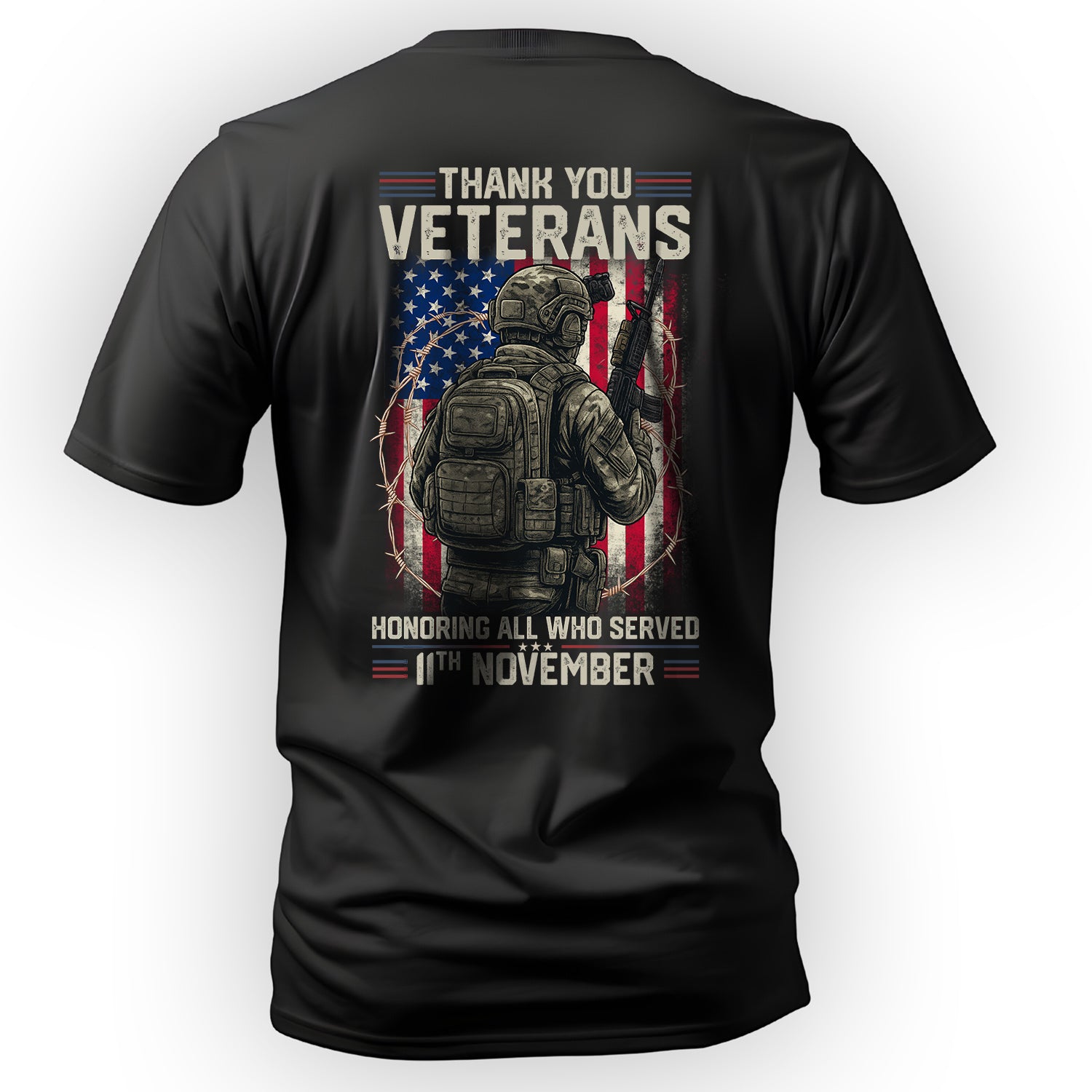 Thank You Veterans Honoring All Who Served T-Shirt