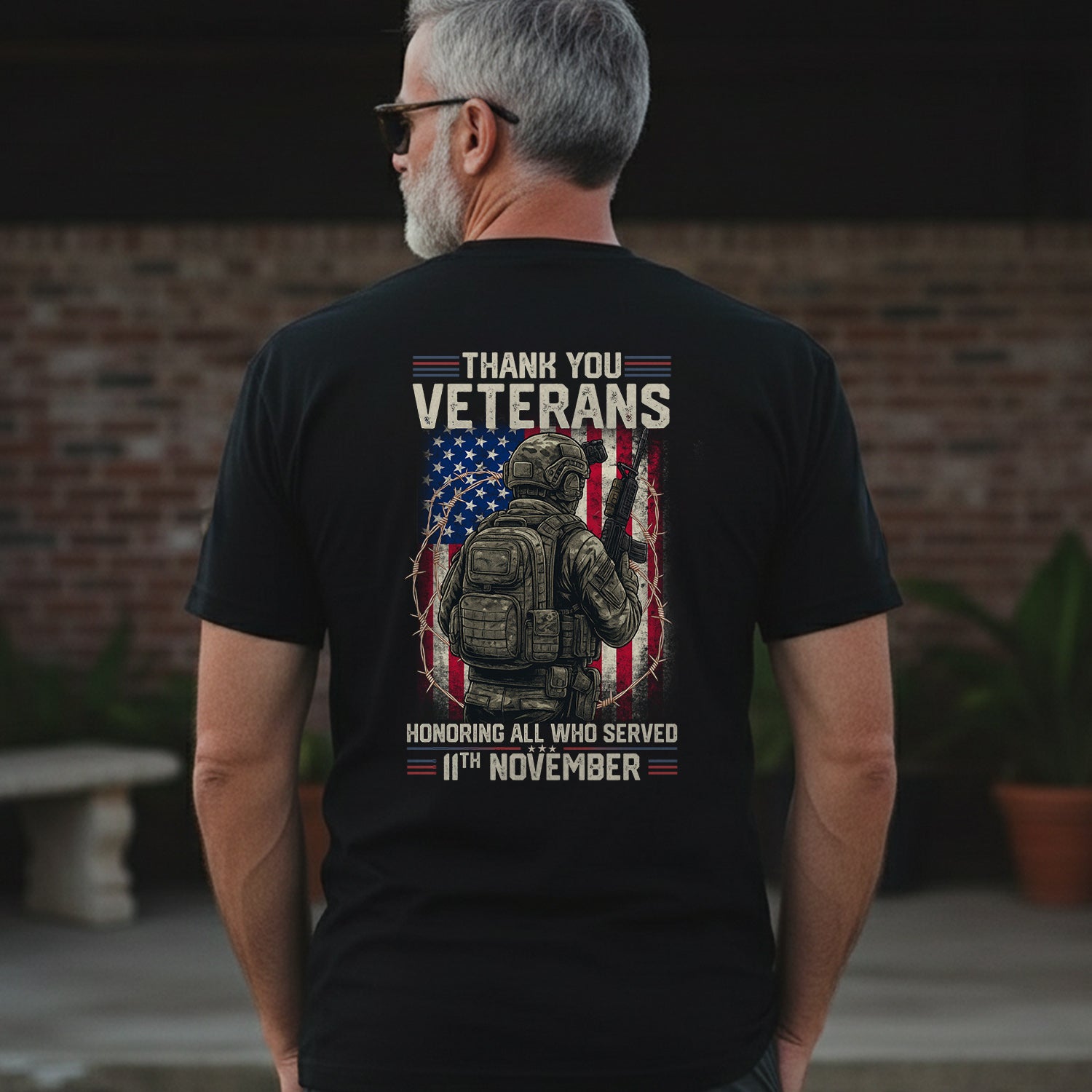 Thank You Veterans Honoring All Who Served T-Shirt