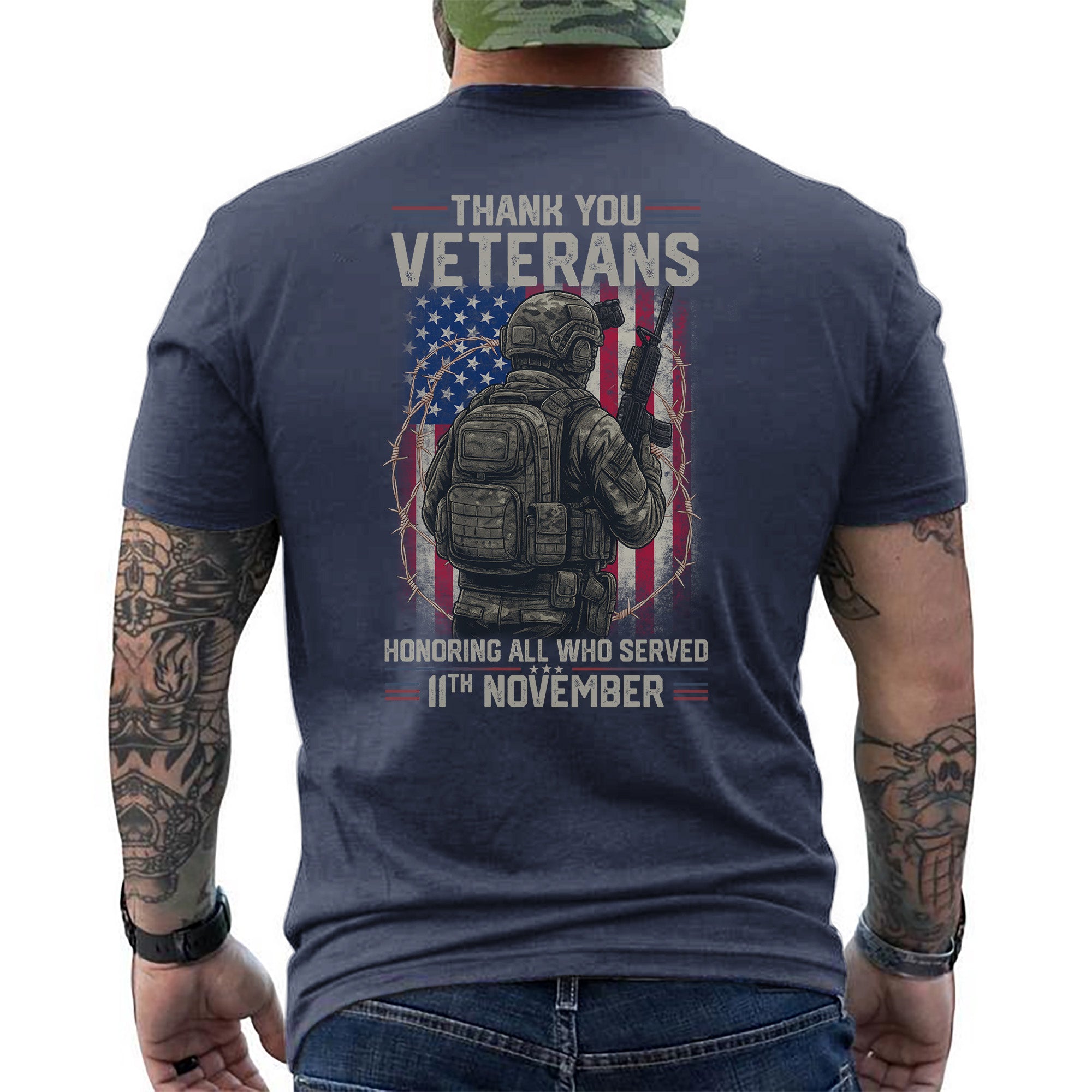 Thank You Veterans Honoring All Who Served T-Shirt