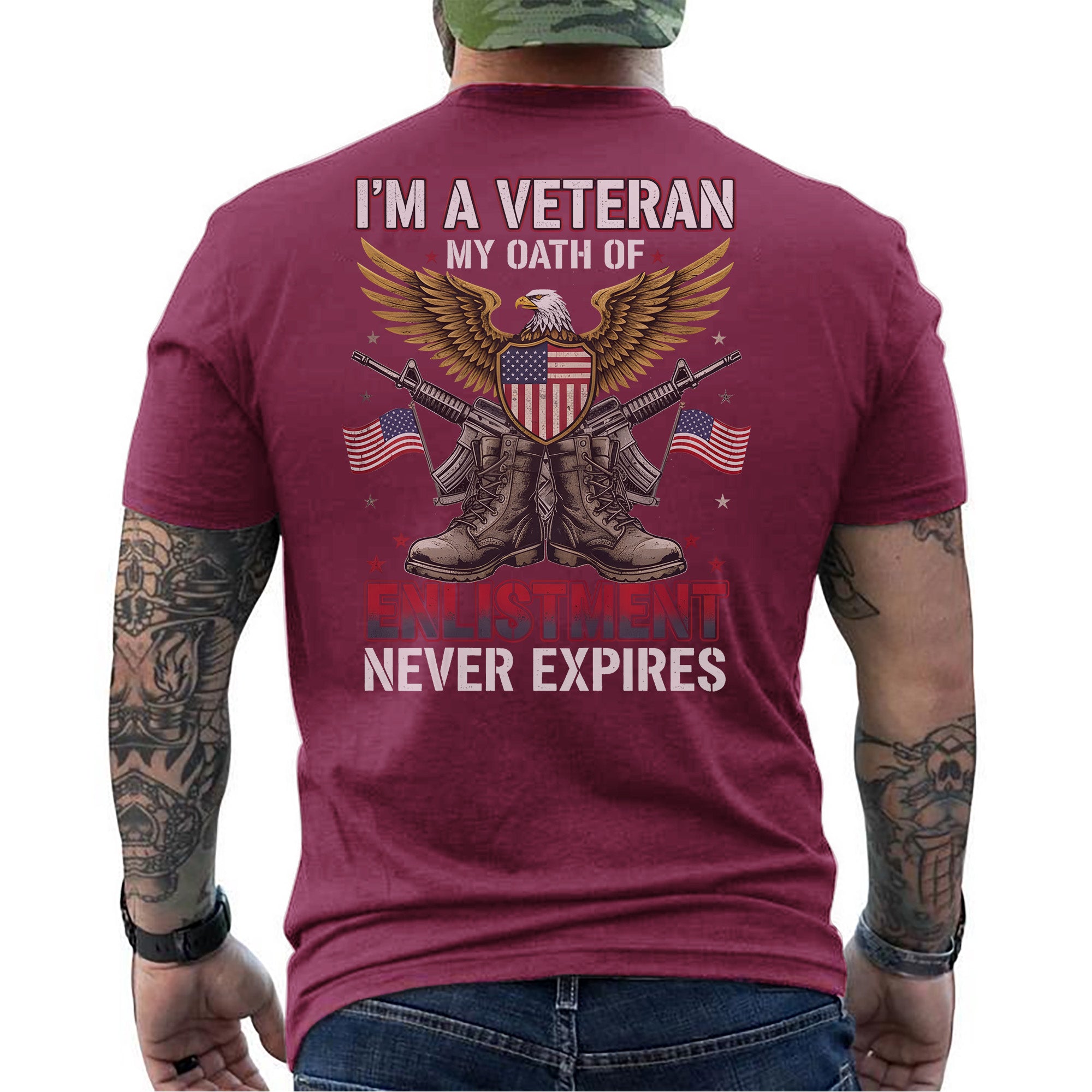 I'm a Veteran My Oath of Enlistment Never T-Shirt