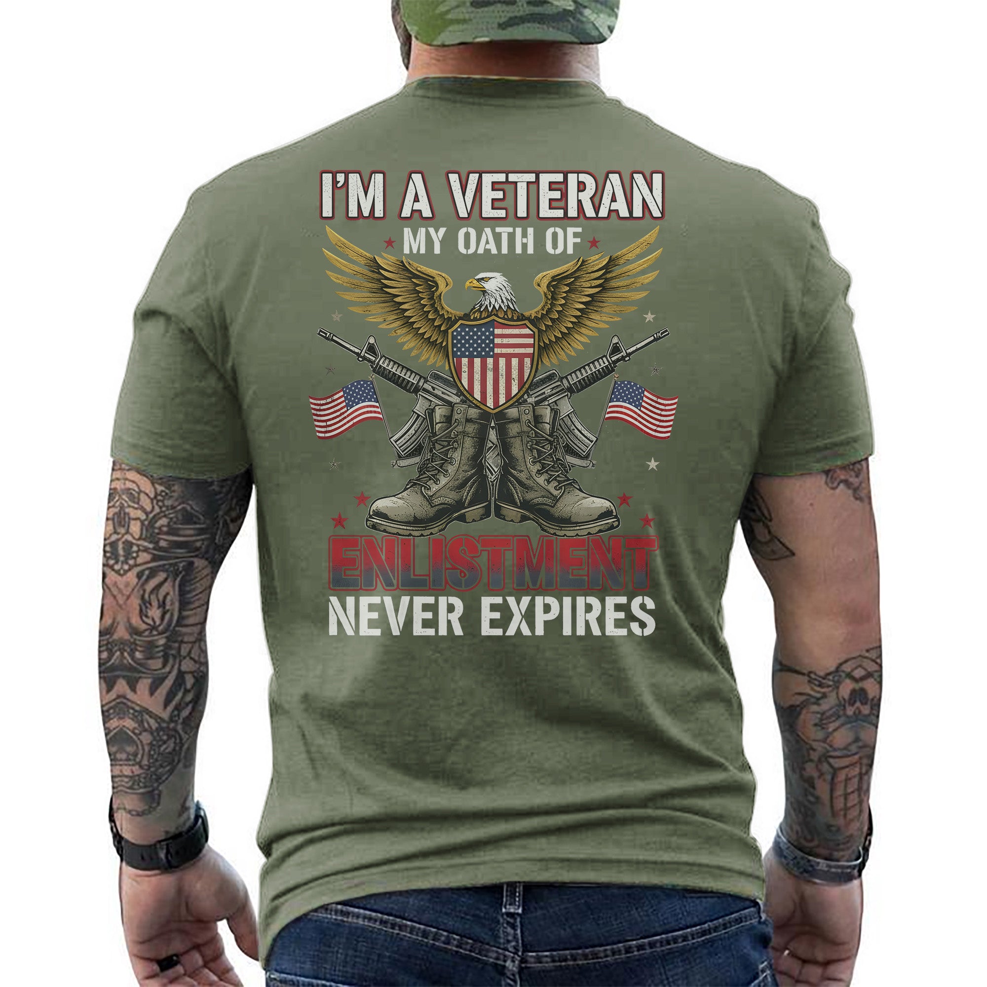 I'm a Veteran My Oath of Enlistment Never T-Shirt