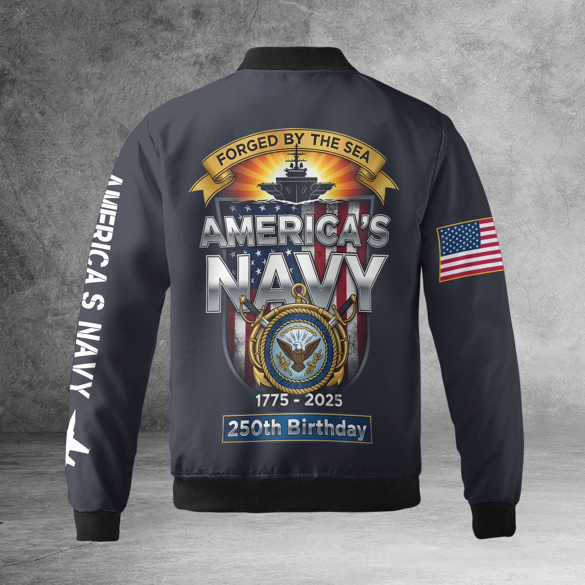 U.S. Navy All-over Print Bomber Jacket