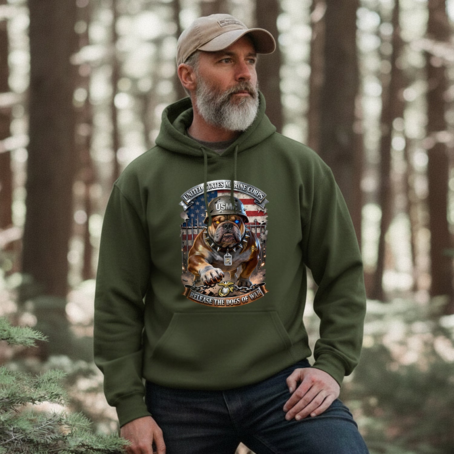 United States Marine Corps Release the Dogs Hoodie