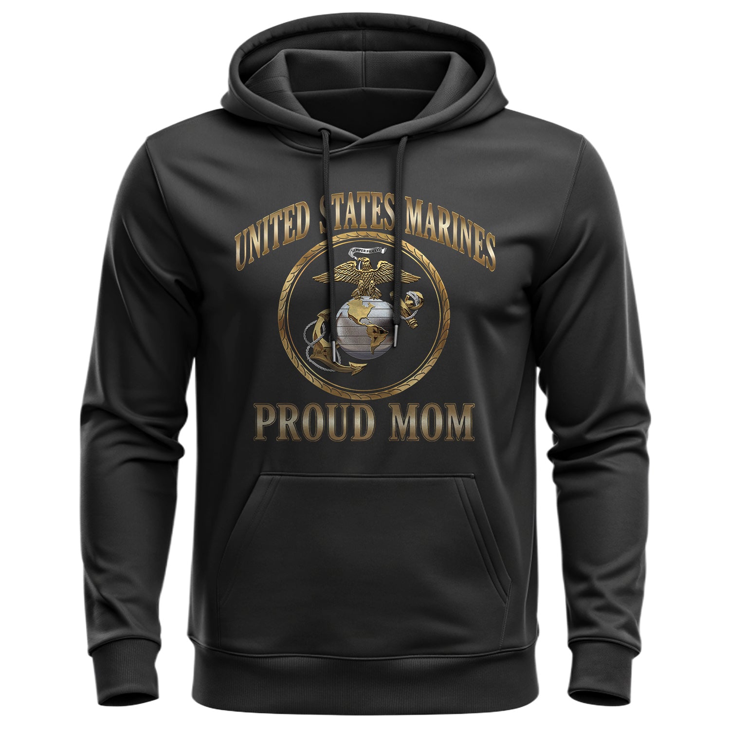 United States Marines Proud Mom Honor Hoodie