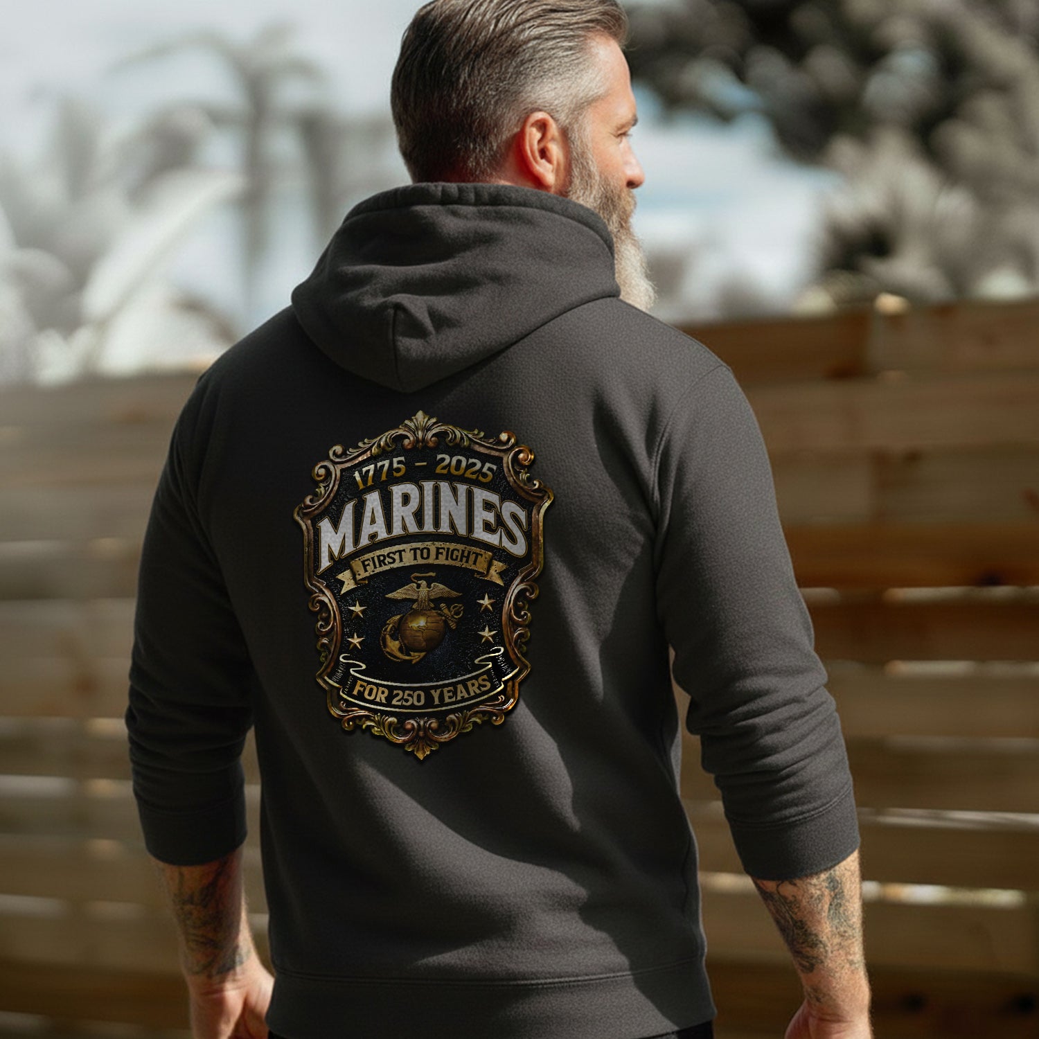 1775 - 2025 Marines First to Fight for 250 Hoodie