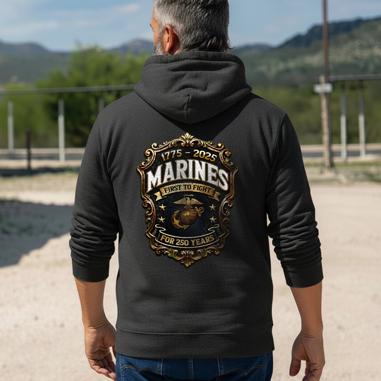 1775 - 2025 Marines First to Fight for 250 Hoodie