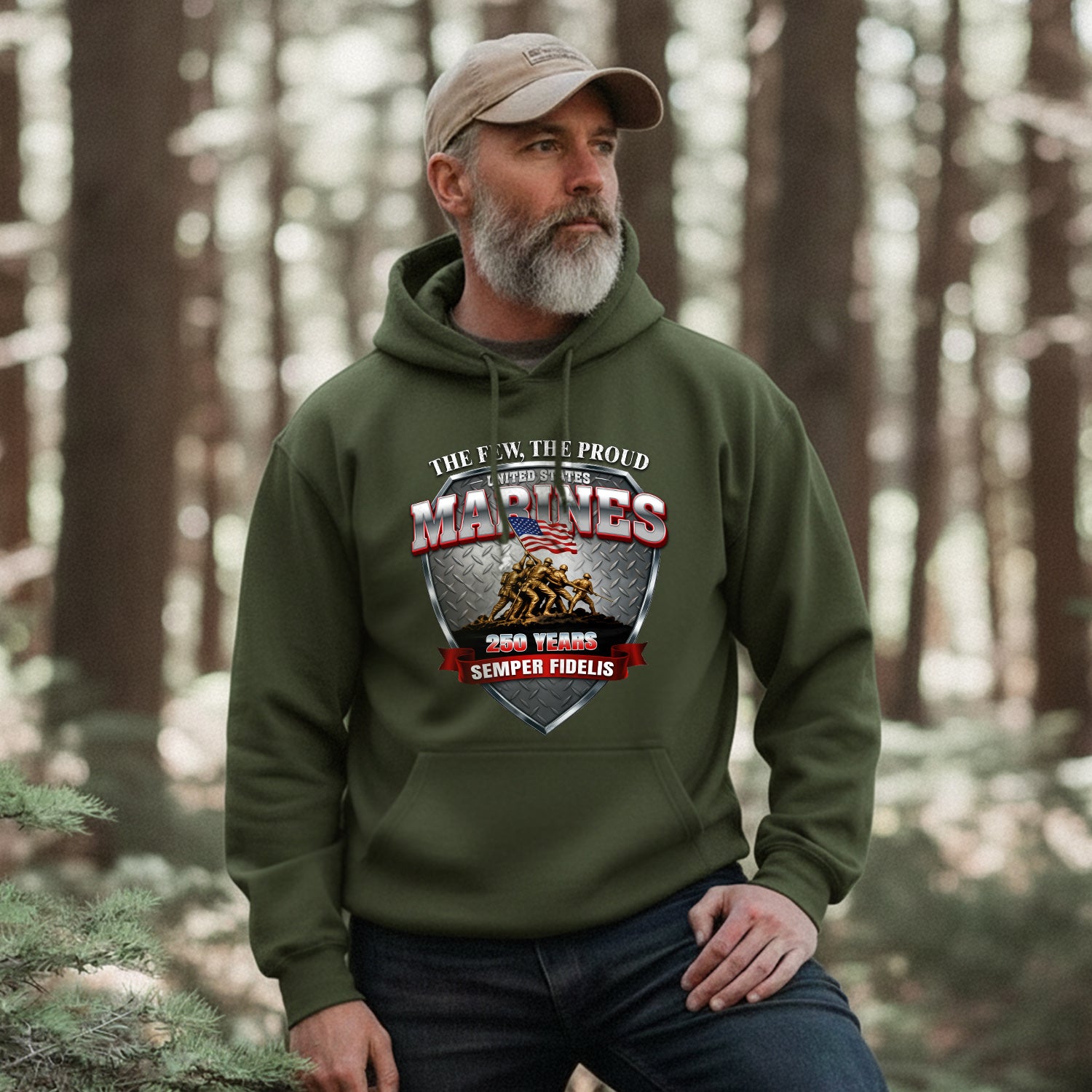 The Few, The Proud, 250 Years of Honor Hoodie