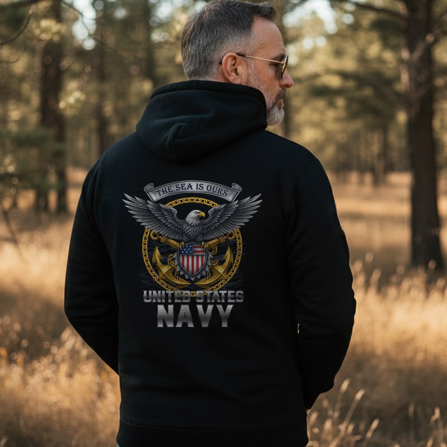 The Sea Is Ours United States Navy Proud US Hoodie