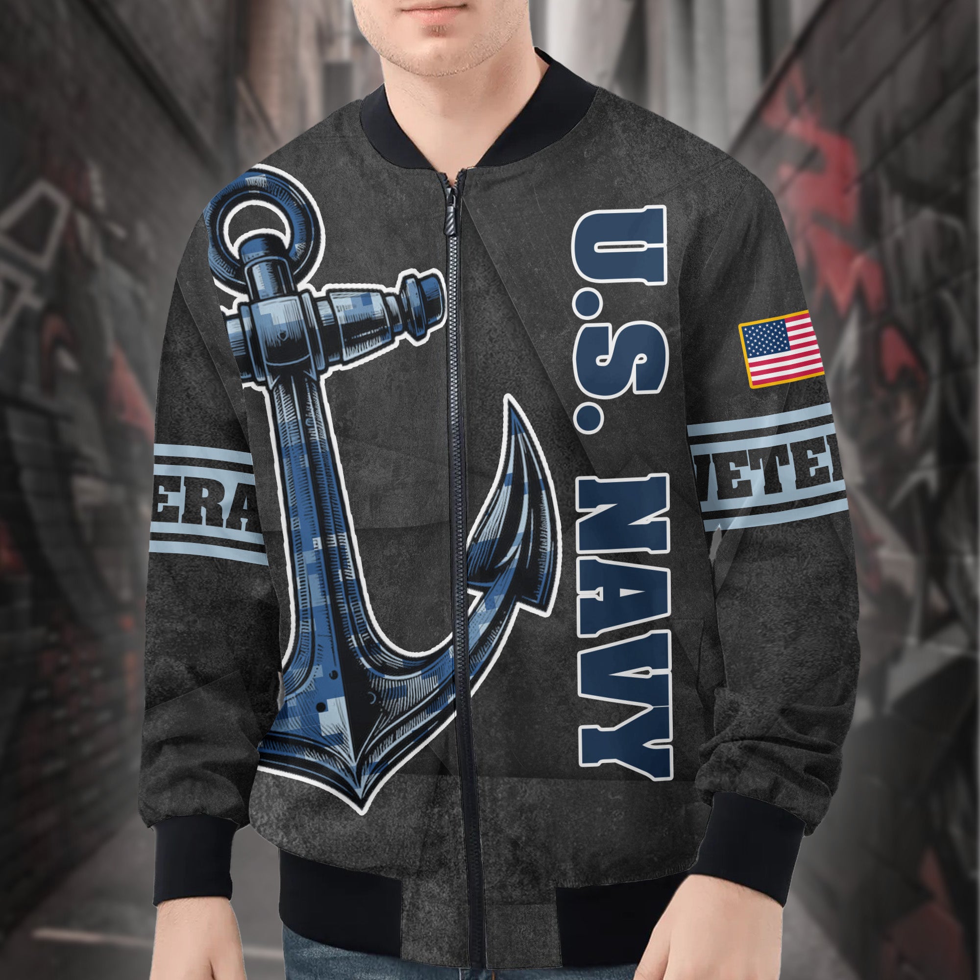 Honor Courage Commitment All-over Print Bomber Jacket