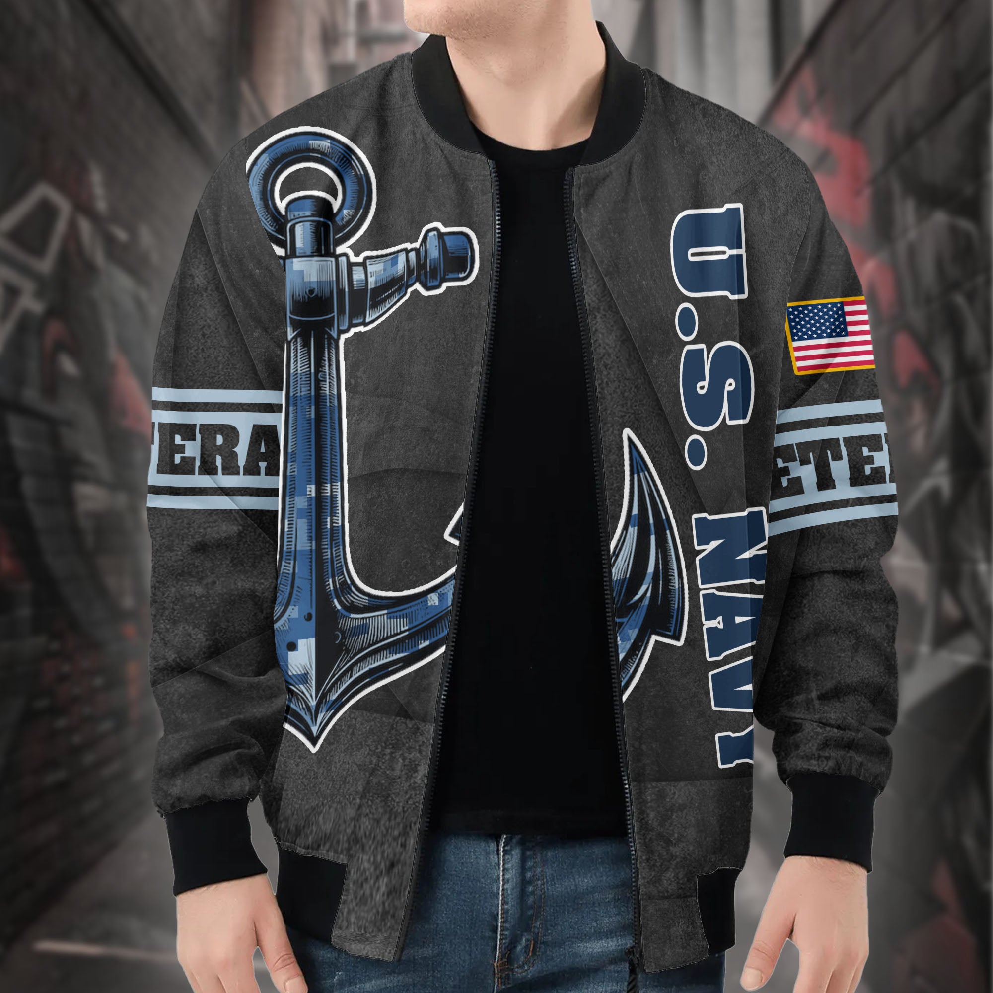 Honor Courage Commitment All-over Print Bomber Jacket