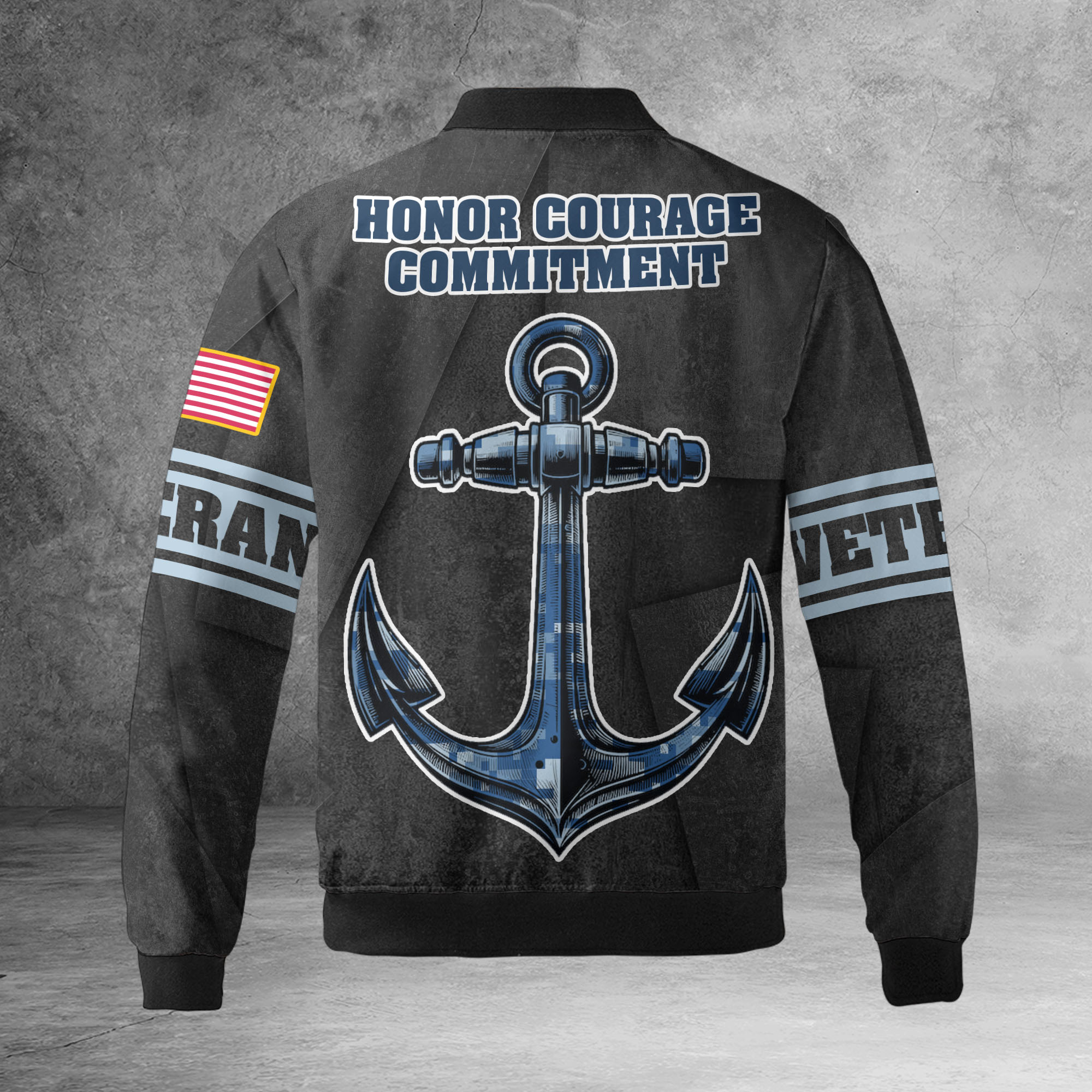 Honor Courage Commitment All-over Print Bomber Jacket